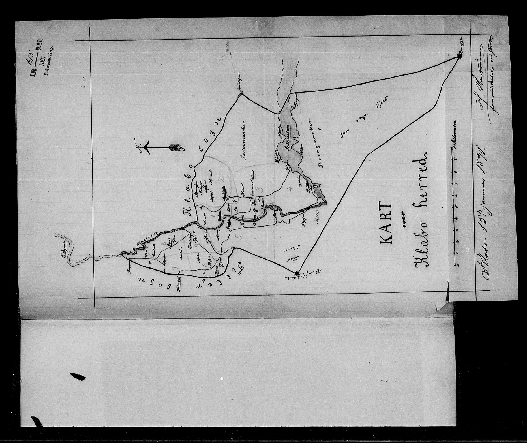 RA, Folketelling 1891 for 1662 Klæbu herred, 1891, s. 4