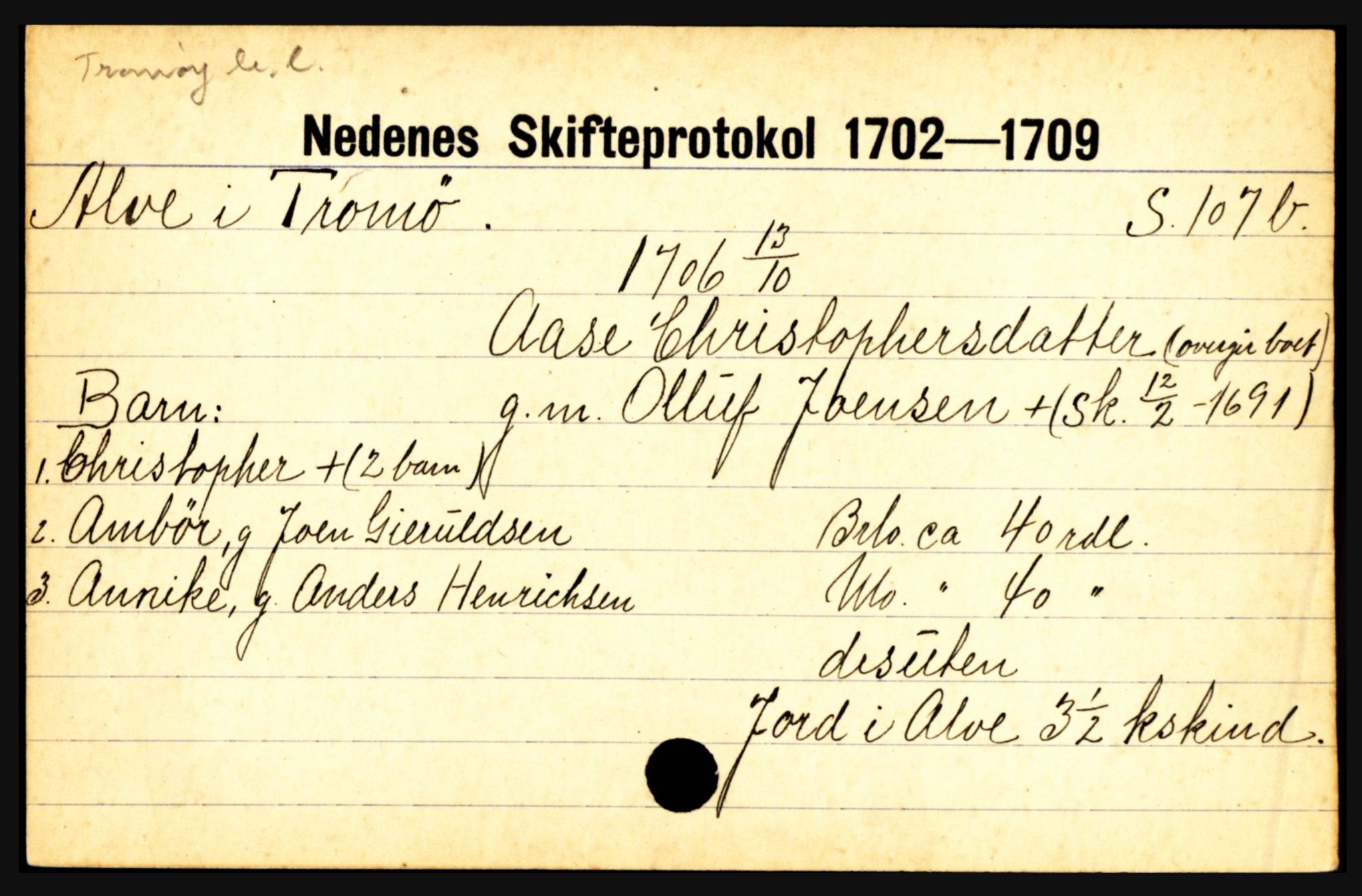 Nedenes sorenskriveri før 1824, AV/SAK-1221-0007/H, s. 99