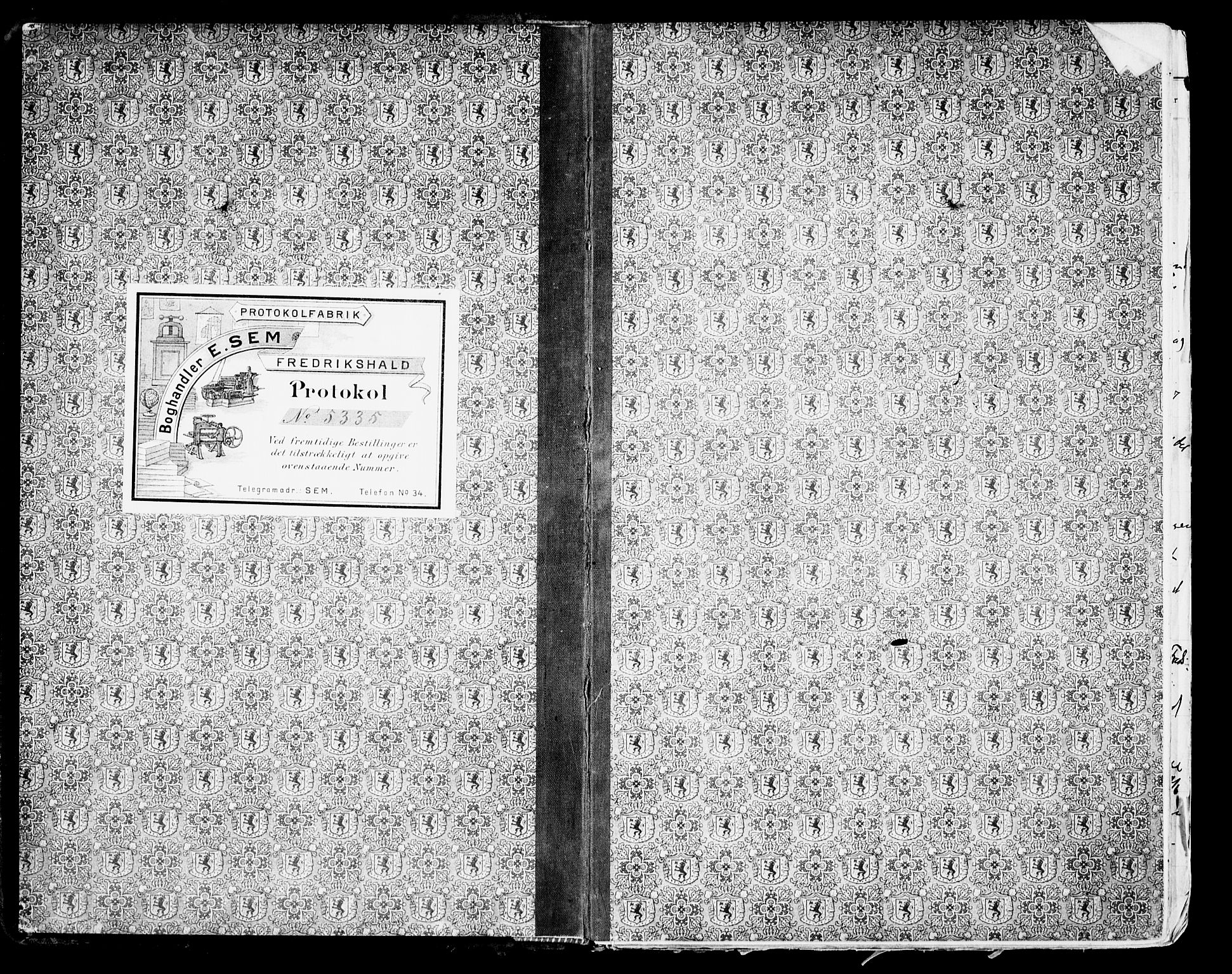 Fredrikstad domkirkes prestekontor Kirkebøker, AV/SAO-A-10906/H/Ha/L0002: Lysningsprotokoll nr. 2, 1903-1919