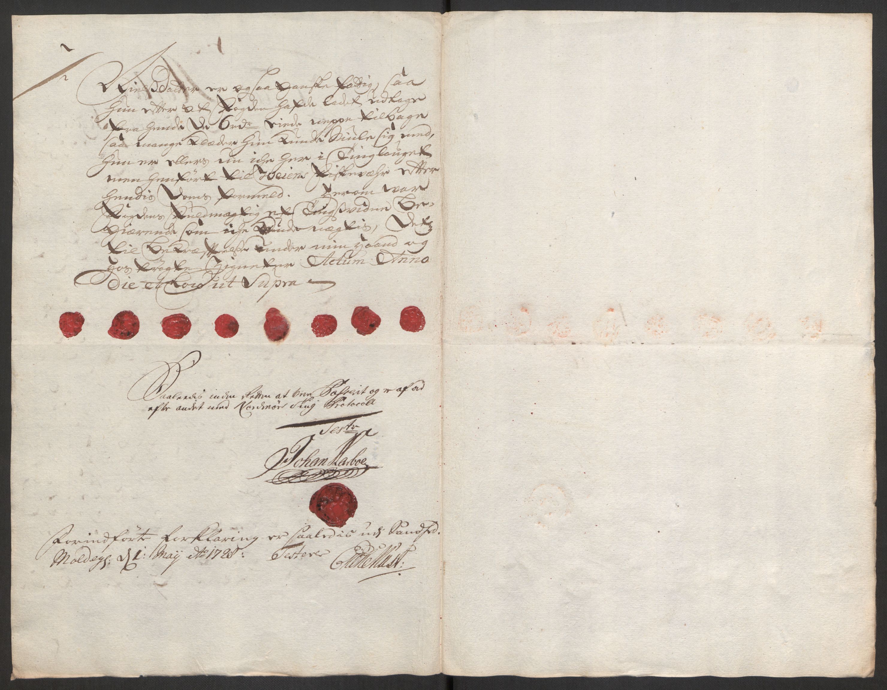 Rentekammeret inntil 1814, Reviderte regnskaper, Fogderegnskap, AV/RA-EA-4092/R56/L3759: Fogderegnskap Nordmøre, 1726, s. 346