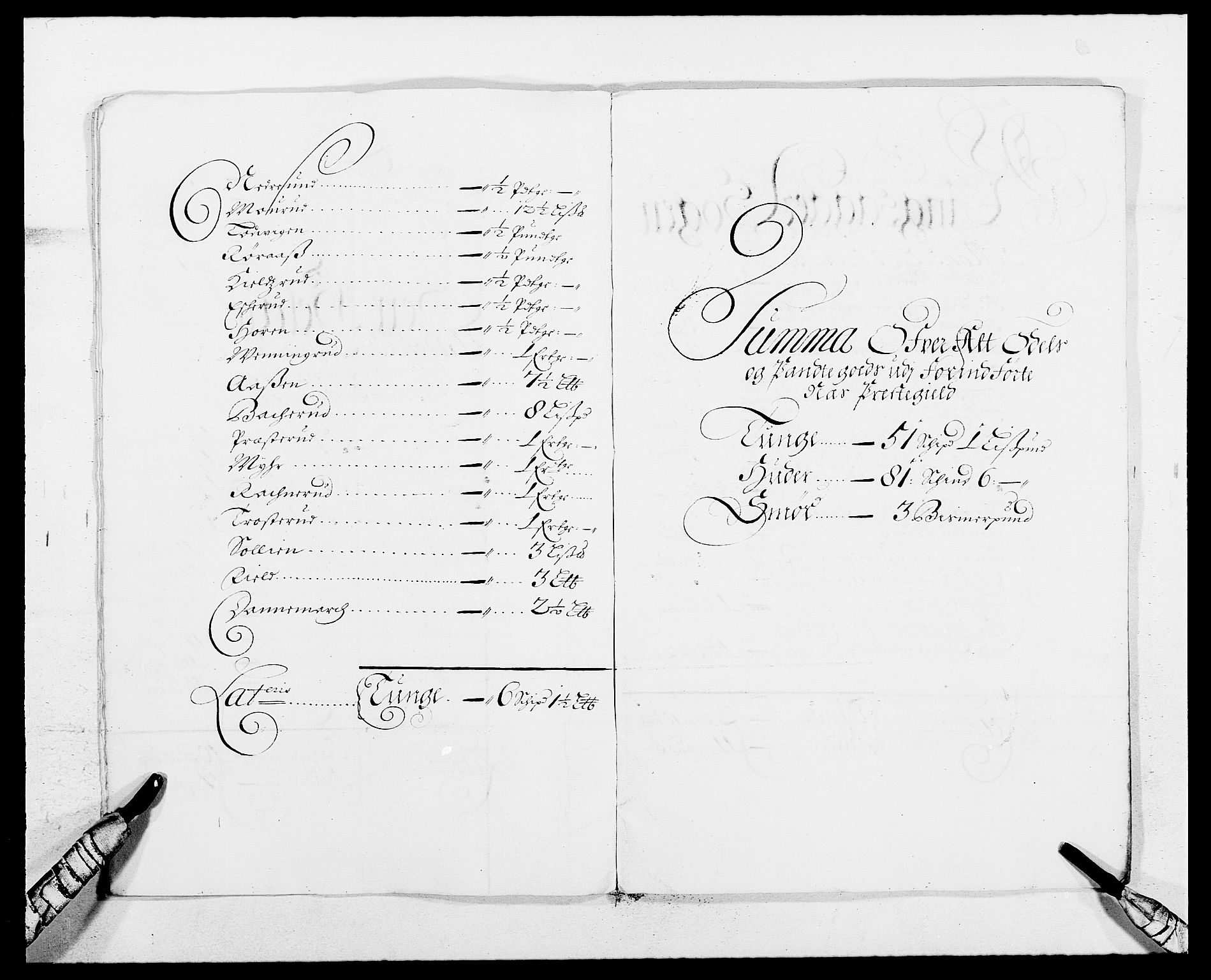 Rentekammeret inntil 1814, Reviderte regnskaper, Fogderegnskap, AV/RA-EA-4092/R16/L1029: Fogderegnskap Hedmark, 1688, s. 264