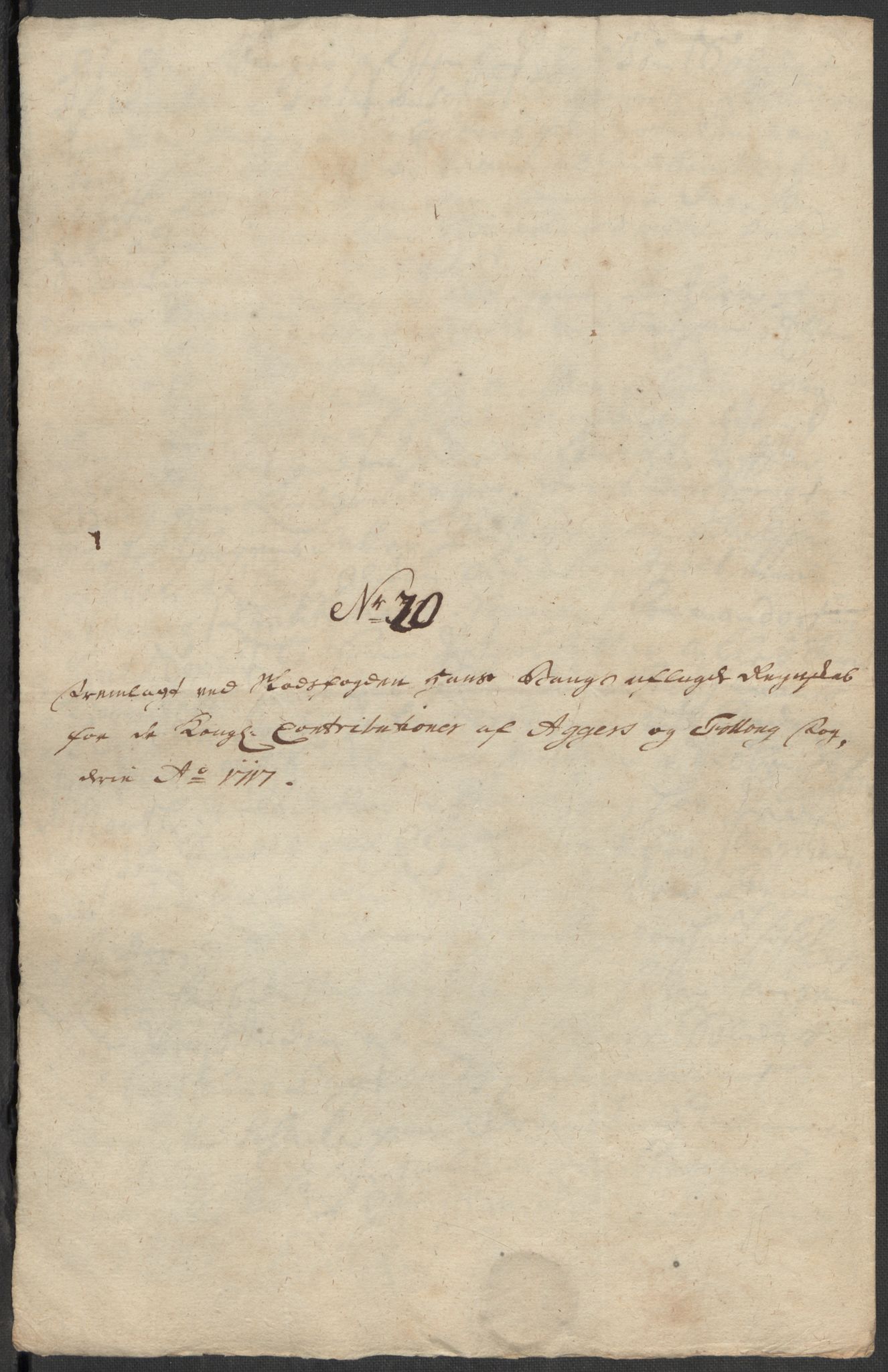 Rentekammeret inntil 1814, Reviderte regnskaper, Fogderegnskap, AV/RA-EA-4092/R10/L0455: Fogderegnskap Aker og Follo, 1717, s. 249