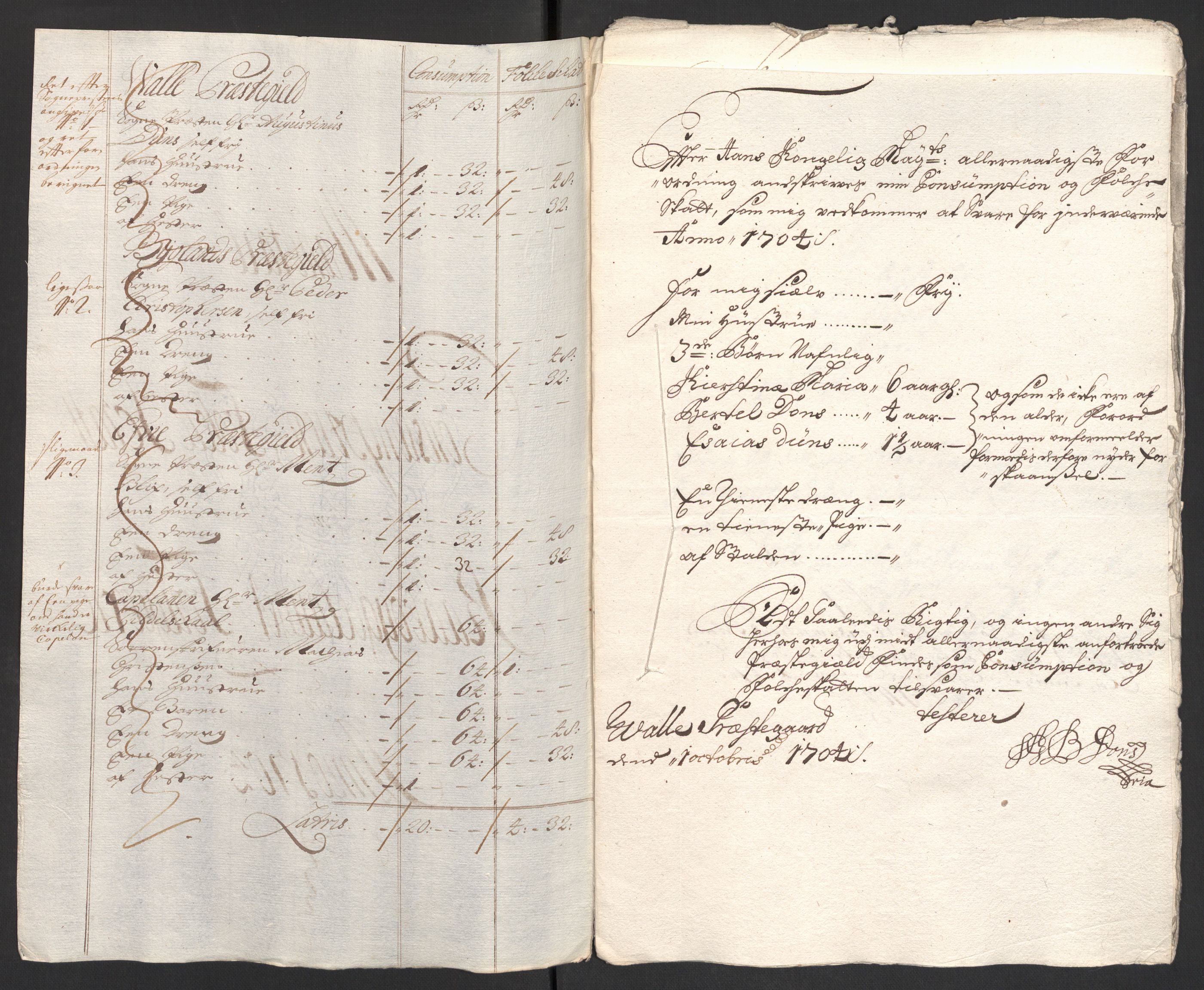 Rentekammeret inntil 1814, Reviderte regnskaper, Fogderegnskap, RA/EA-4092/R40/L2447: Fogderegnskap Råbyggelag, 1703-1705, s. 281