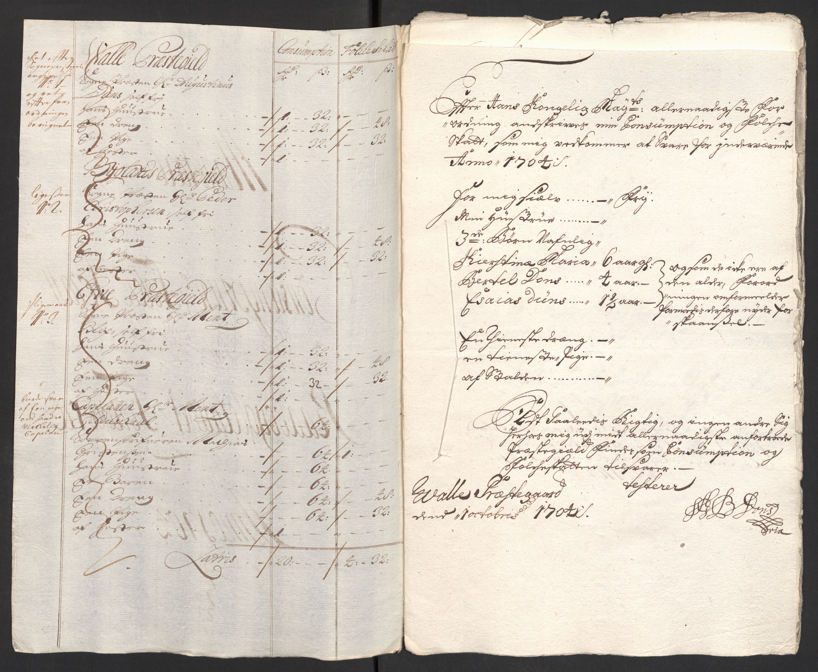 Rentekammeret inntil 1814, Reviderte regnskaper, Fogderegnskap, AV/RA-EA-4092/R40/L2447: Fogderegnskap Råbyggelag, 1703-1705, s. 281