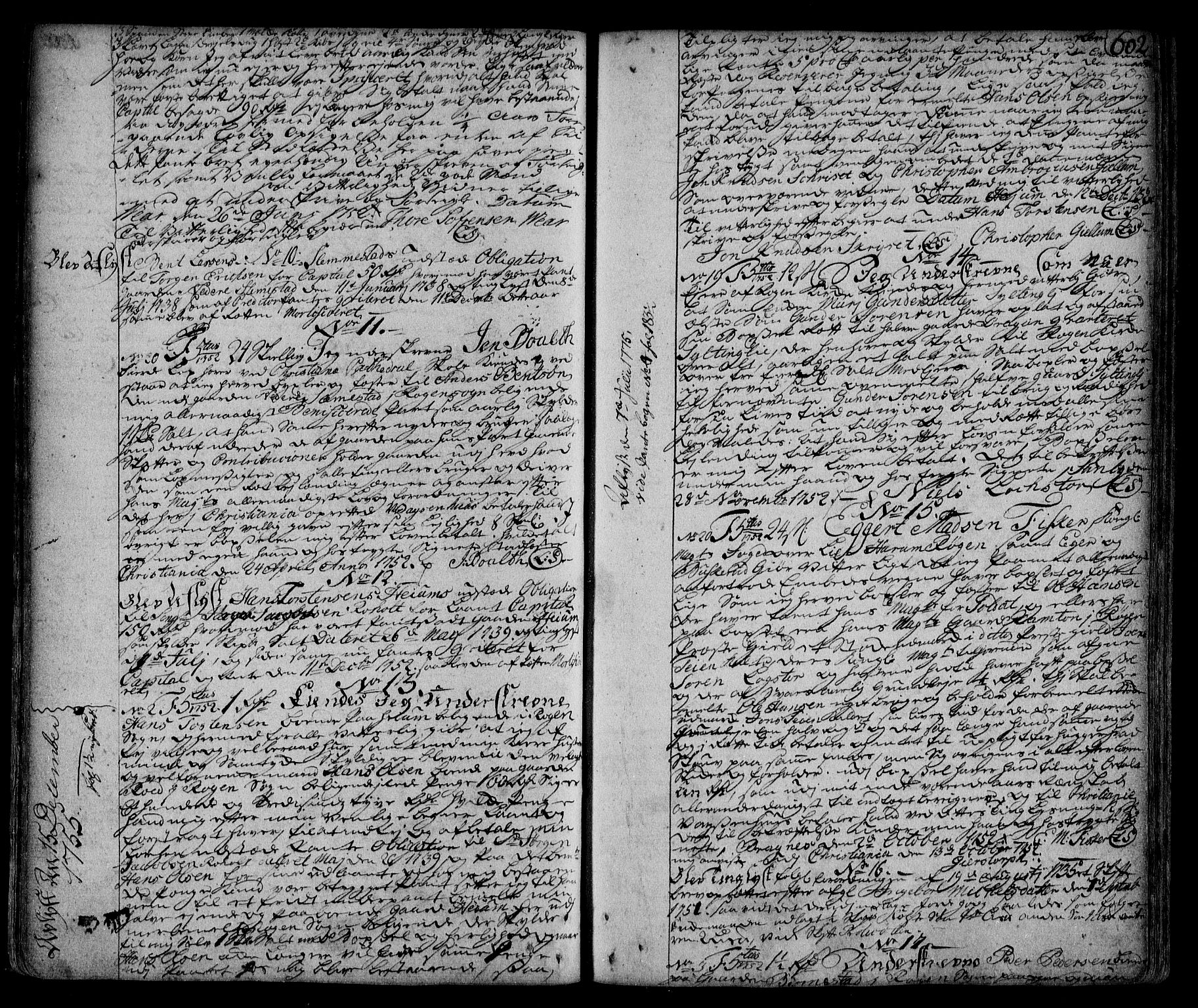 Lier, Røyken og Hurum sorenskriveri, SAKO/A-89/G/Ga/Gaa/L0002: Pantebok nr. II, 1725-1755, s. 602