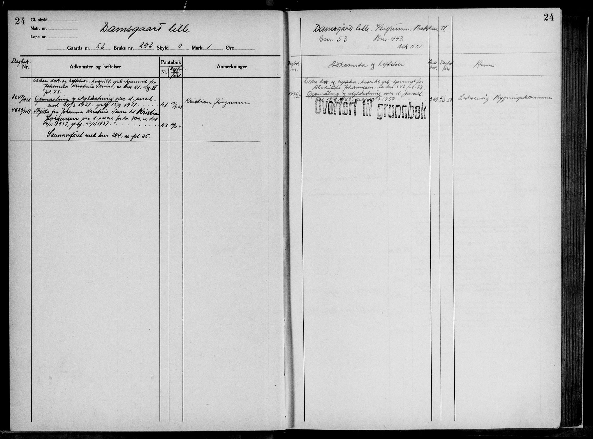 Midhordland sorenskriveri, AV/SAB-A-3001/1/G/Ga/Gab/L0117: Panteregister nr. II.A.b.117, s. 24