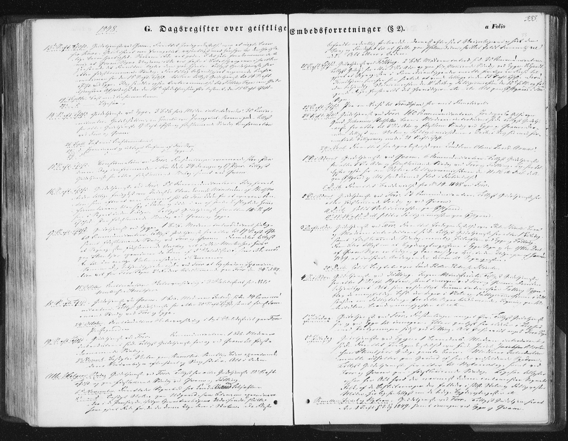Ministerialprotokoller, klokkerbøker og fødselsregistre - Nord-Trøndelag, SAT/A-1458/746/L0446: Ministerialbok nr. 746A05, 1846-1859, s. 333