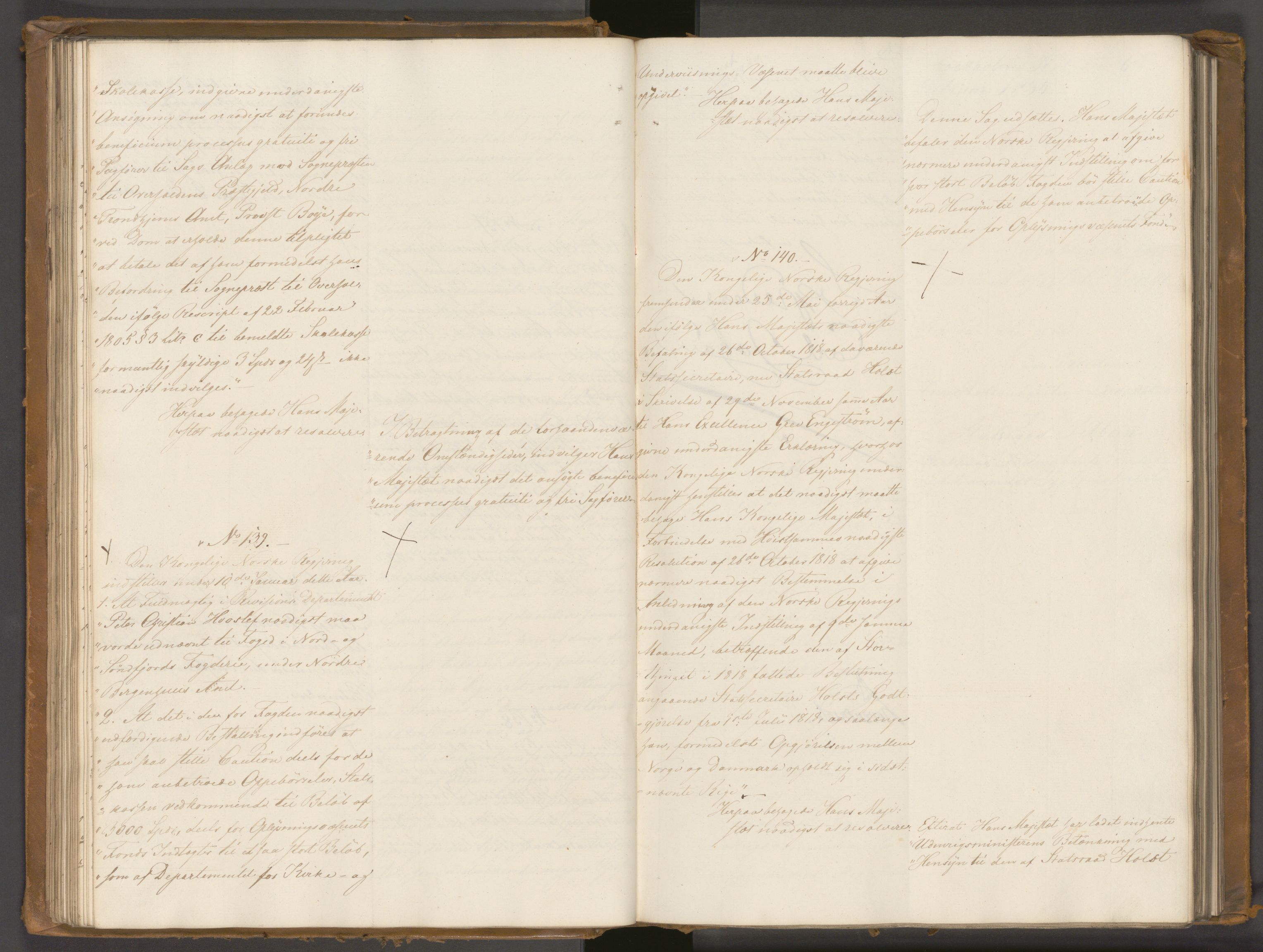 Statsrådssekretariatet, AV/RA-S-1001/A/Ab/L0038: Kgl. res. nr. 1-550, 1. halvår, 1834