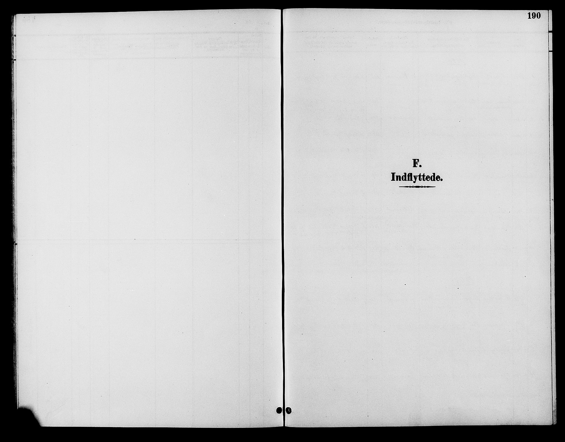 Åmli sokneprestkontor, SAK/1111-0050/F/Fb/Fbc/L0004: Klokkerbok nr. B 4, 1889-1902, s. 190