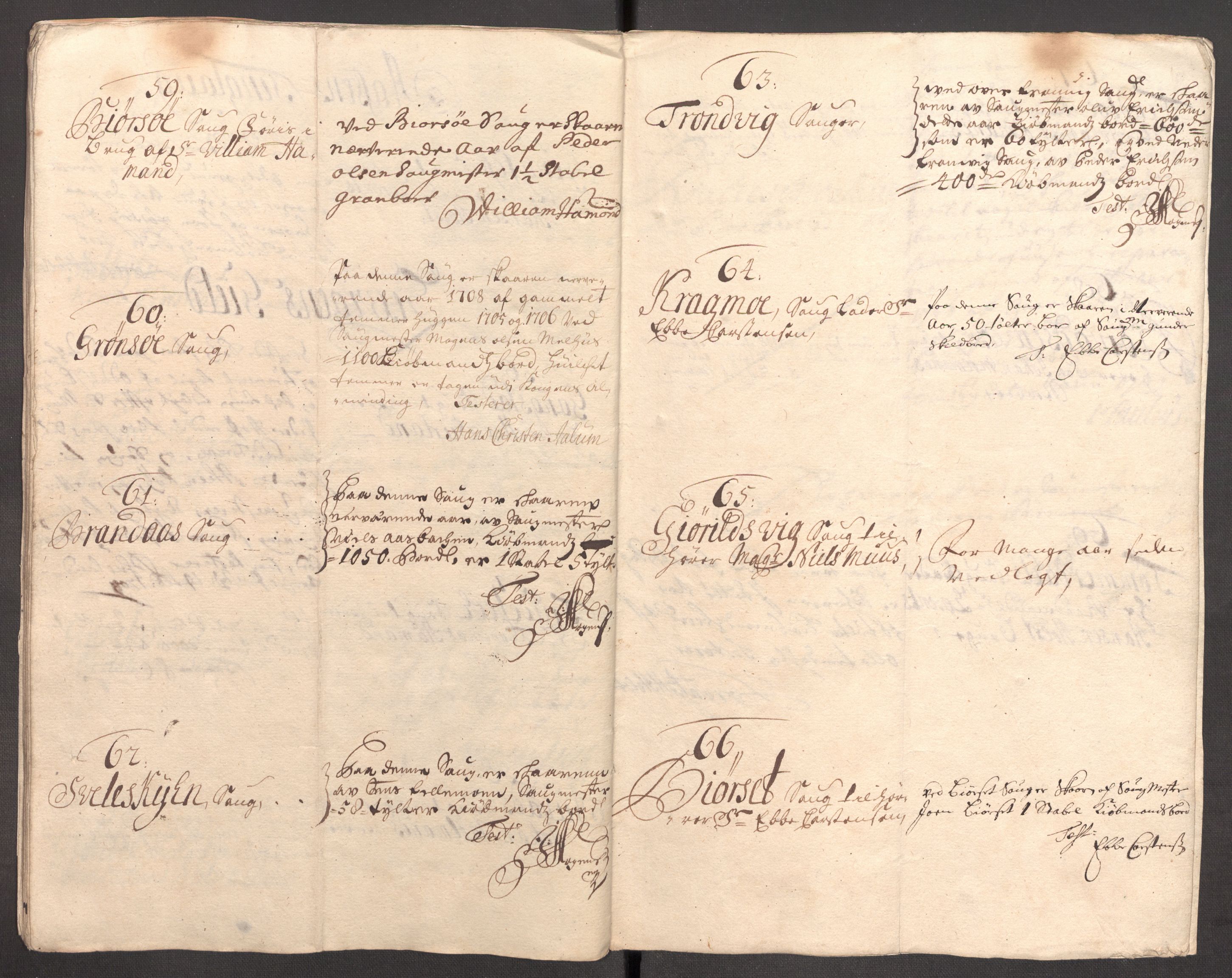 Rentekammeret inntil 1814, Reviderte regnskaper, Fogderegnskap, RA/EA-4092/R62/L4198: Fogderegnskap Stjørdal og Verdal, 1708, s. 136