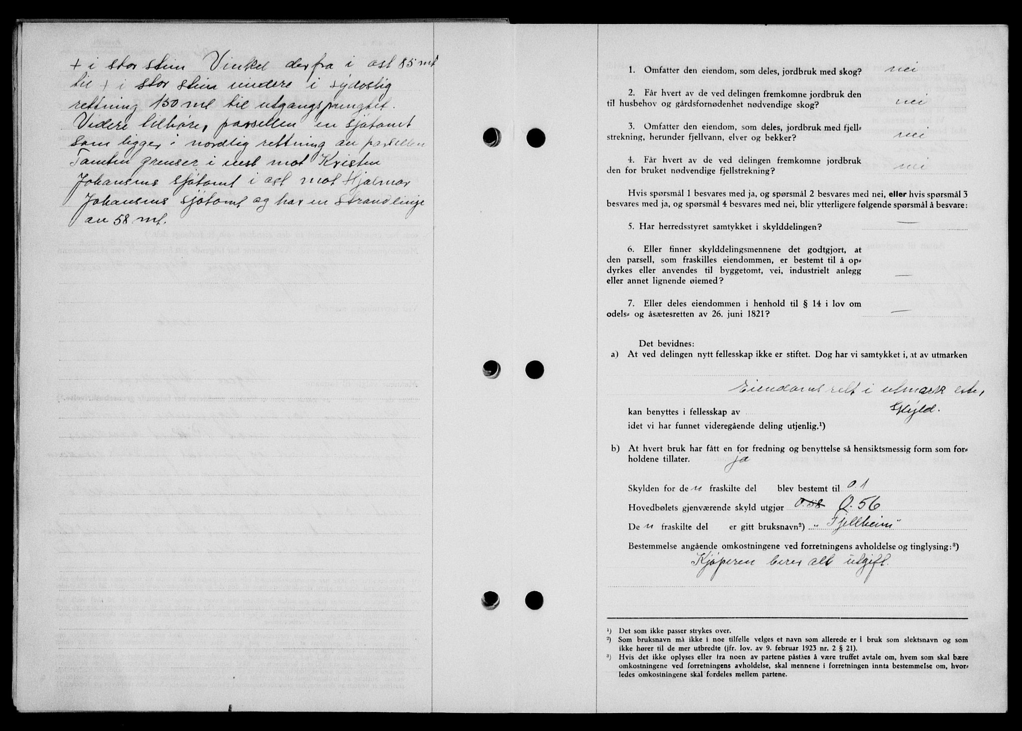 Lofoten sorenskriveri, SAT/A-0017/1/2/2C/L0010a: Pantebok nr. 10a, 1942-1943, Dagboknr: 1294/1942