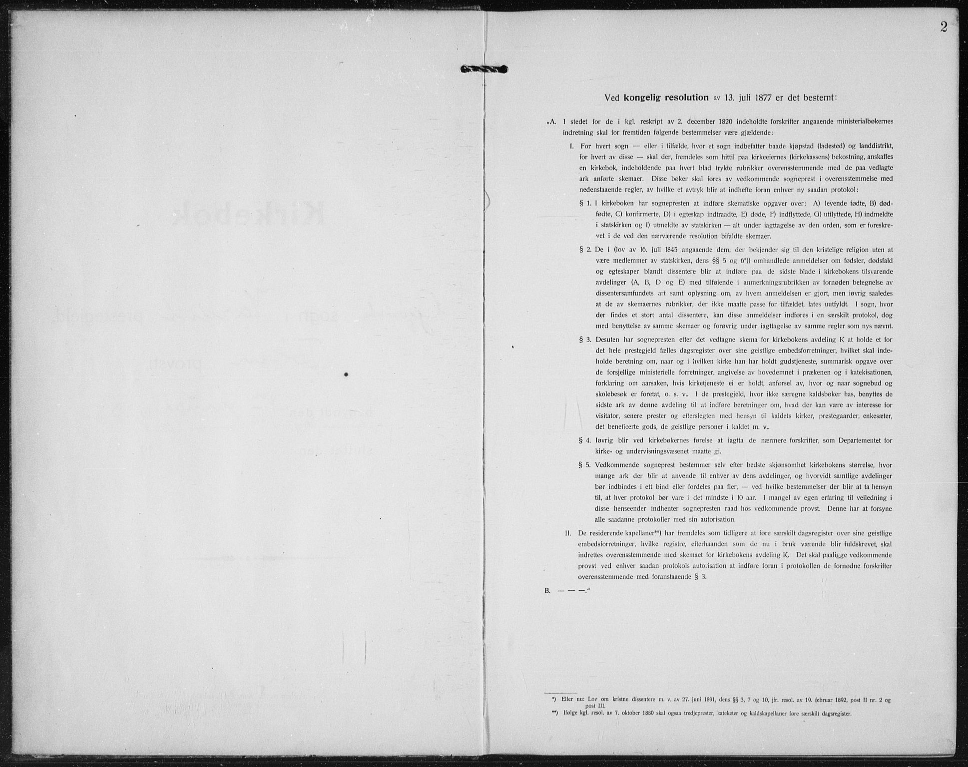Vardal prestekontor, SAH/PREST-100/H/Ha/Hab/L0017: Klokkerbok nr. 17, 1922-1941, s. 2