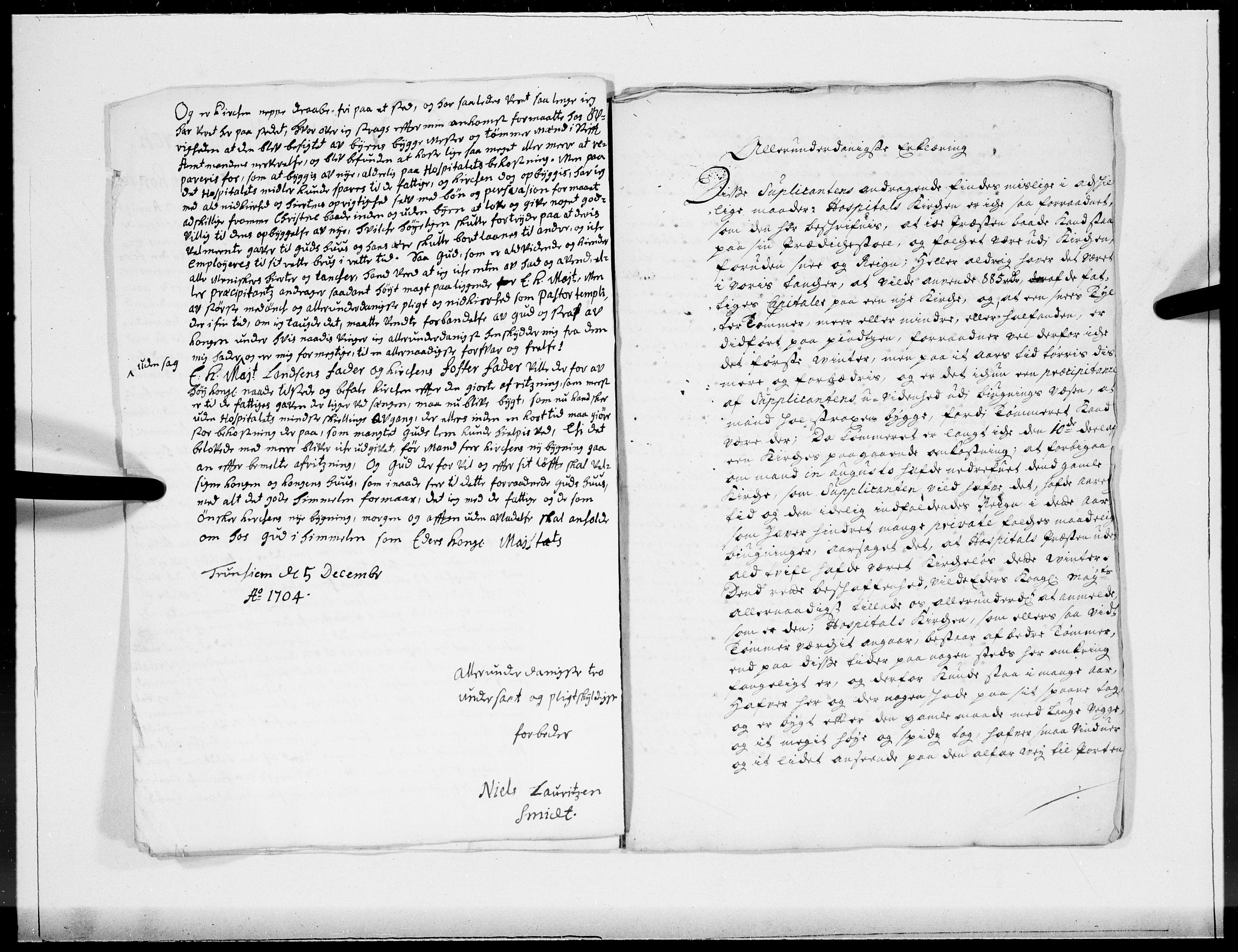 Danske Kanselli 1572-1799, AV/RA-EA-3023/F/Fc/Fcc/Fcca/L0058: Norske innlegg 1572-1799, 1705, s. 21