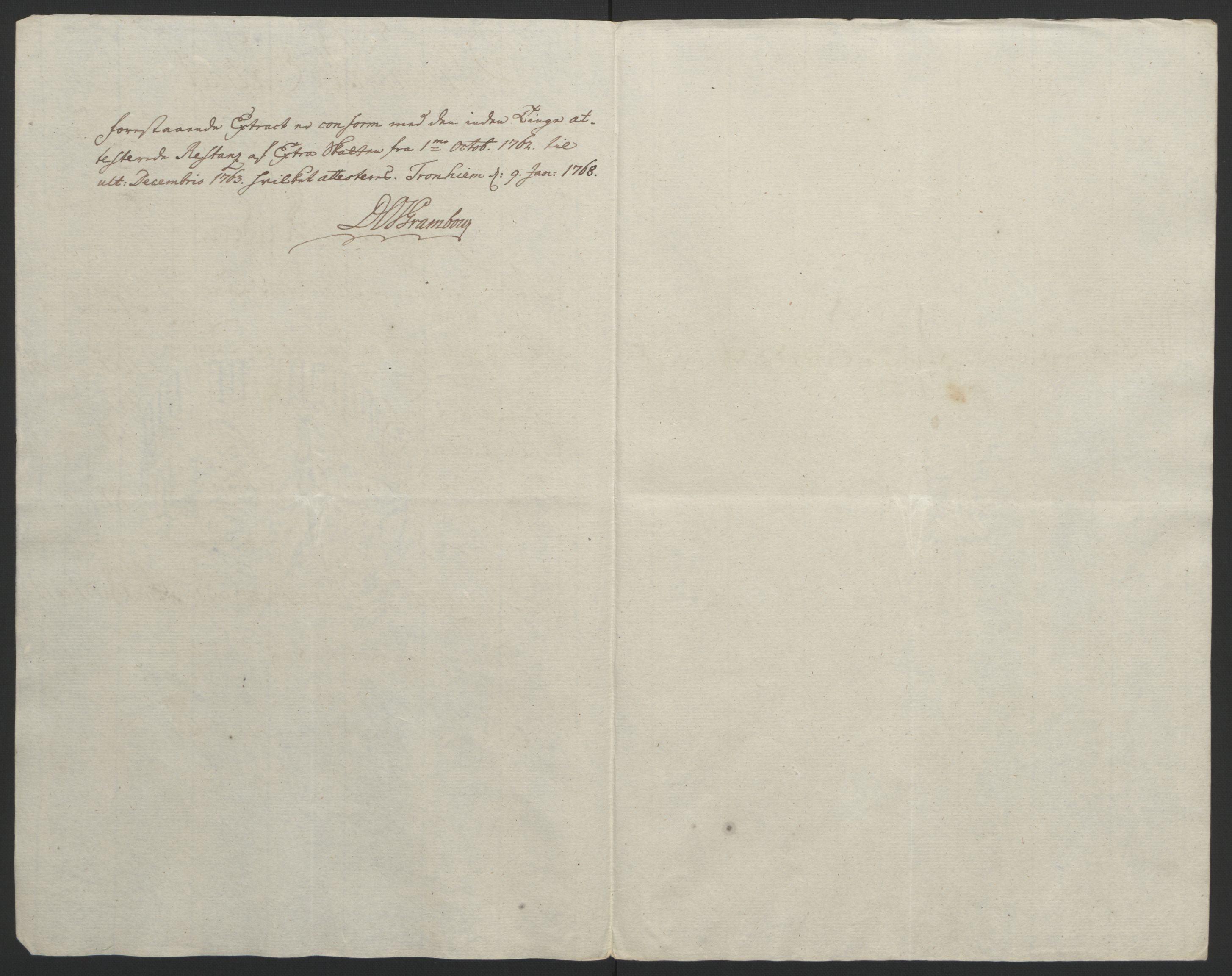 Rentekammeret inntil 1814, Reviderte regnskaper, Fogderegnskap, RA/EA-4092/R60/L4094: Ekstraskatten Orkdal og Gauldal, 1762-1765, s. 114