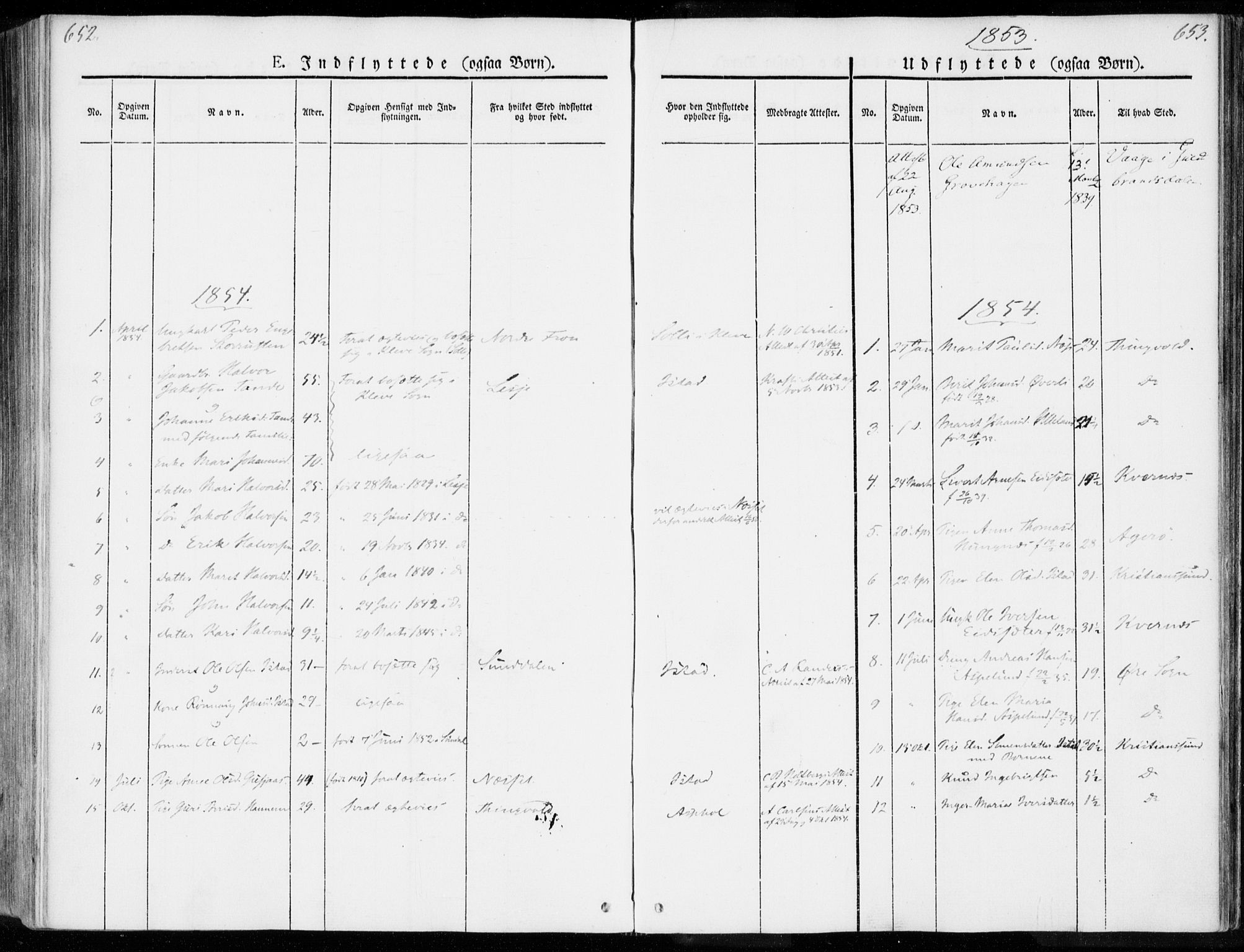 Ministerialprotokoller, klokkerbøker og fødselsregistre - Møre og Romsdal, SAT/A-1454/557/L0680: Ministerialbok nr. 557A02, 1843-1869, s. 652-653