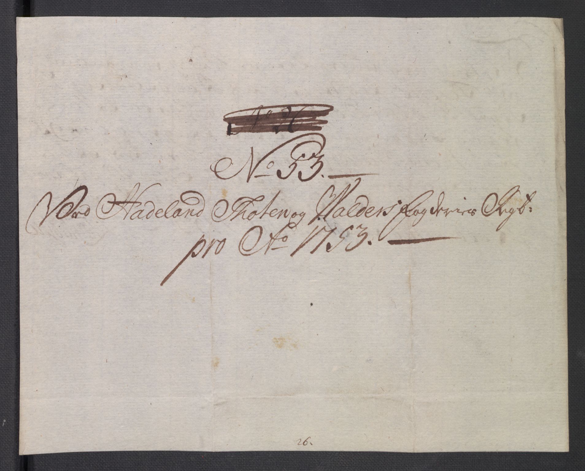 Rentekammeret inntil 1814, Reviderte regnskaper, Fogderegnskap, RA/EA-4092/R18/L1349: Fogderegnskap Hadeland, Toten og Valdres, 1752-1753, s. 554