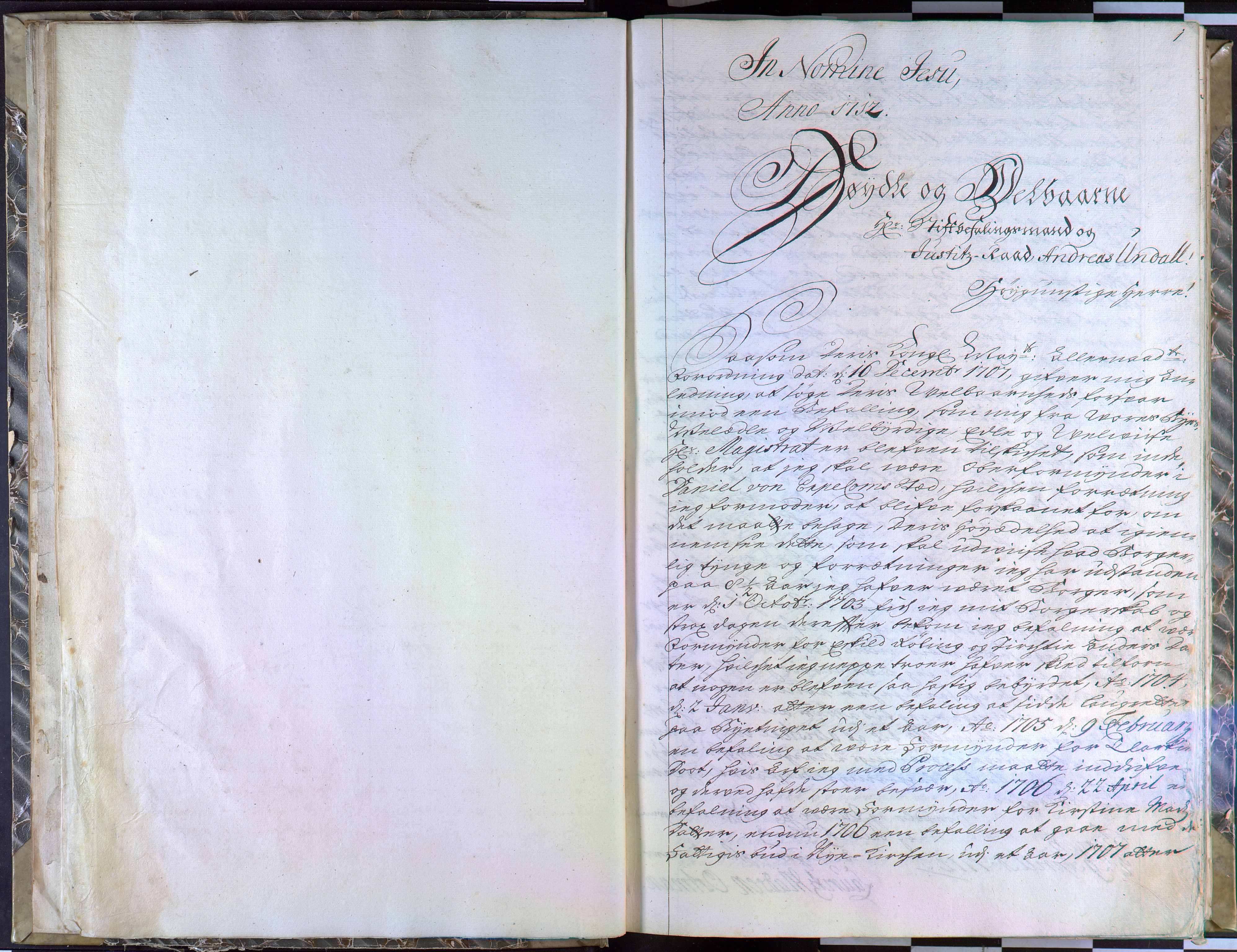 Stiftamtmannen i Bergen, AV/SAB-A-100006/A/Aa/L0009: Lnr. 9: Resolusjonsbok, 1712-1713