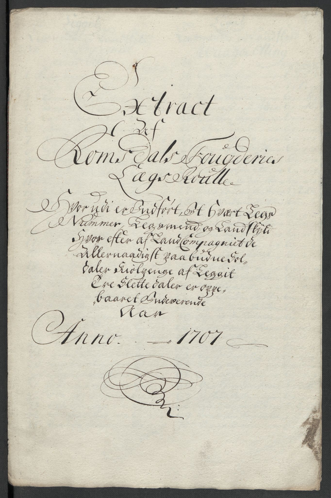 Rentekammeret inntil 1814, Reviderte regnskaper, Fogderegnskap, RA/EA-4092/R55/L3658: Fogderegnskap Romsdal, 1707-1708, s. 73