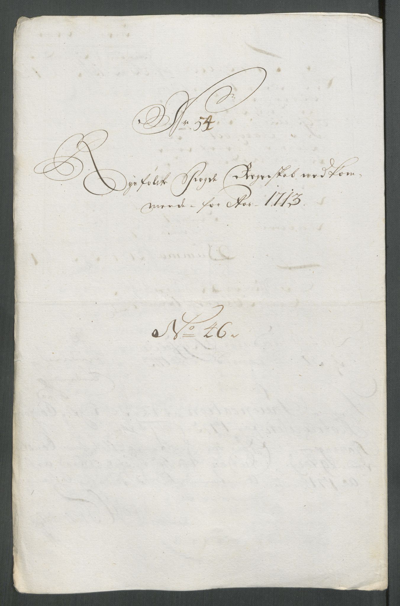 Rentekammeret inntil 1814, Reviderte regnskaper, Fogderegnskap, RA/EA-4092/R47/L2866: Fogderegnskap Ryfylke, 1713, s. 311