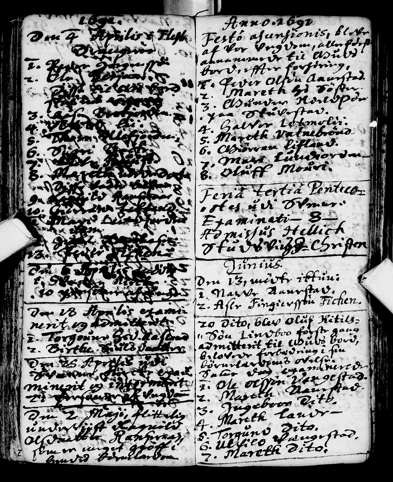 Flesberg kirkebøker, AV/SAKO-A-18/F/Fa/L0001: Ministerialbok nr. I 1, 1688-1725