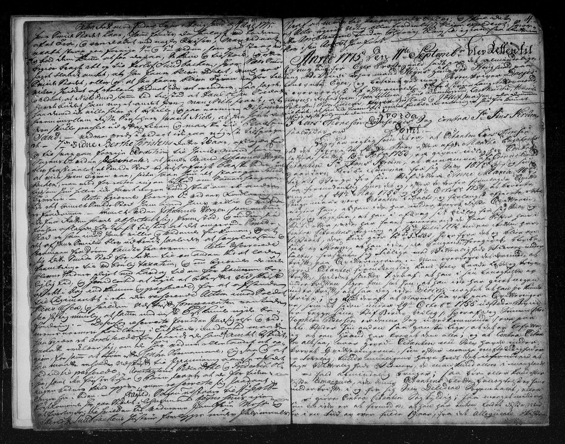 Eiker, Modum og Sigdal sorenskriveri, SAKO/A-123/F/Fa/Fab/L0010: Tingbok, 1775-1782, s. 4