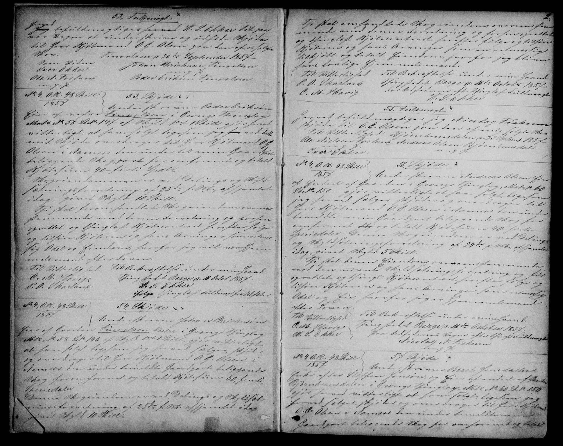 Namdal sorenskriveri, SAT/A-4133/1/2/2C/L0019: Pantebok nr. O, 1857-1861, s. 2
