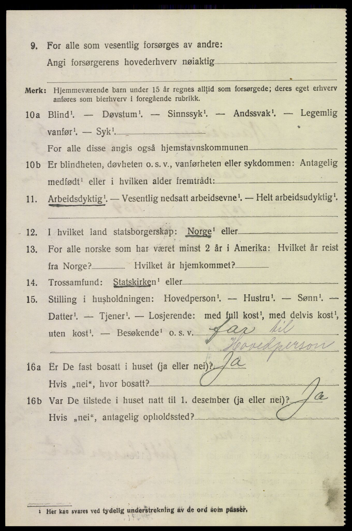SAK, Folketelling 1920 for 1011 Randesund herred, 1920, s. 2739