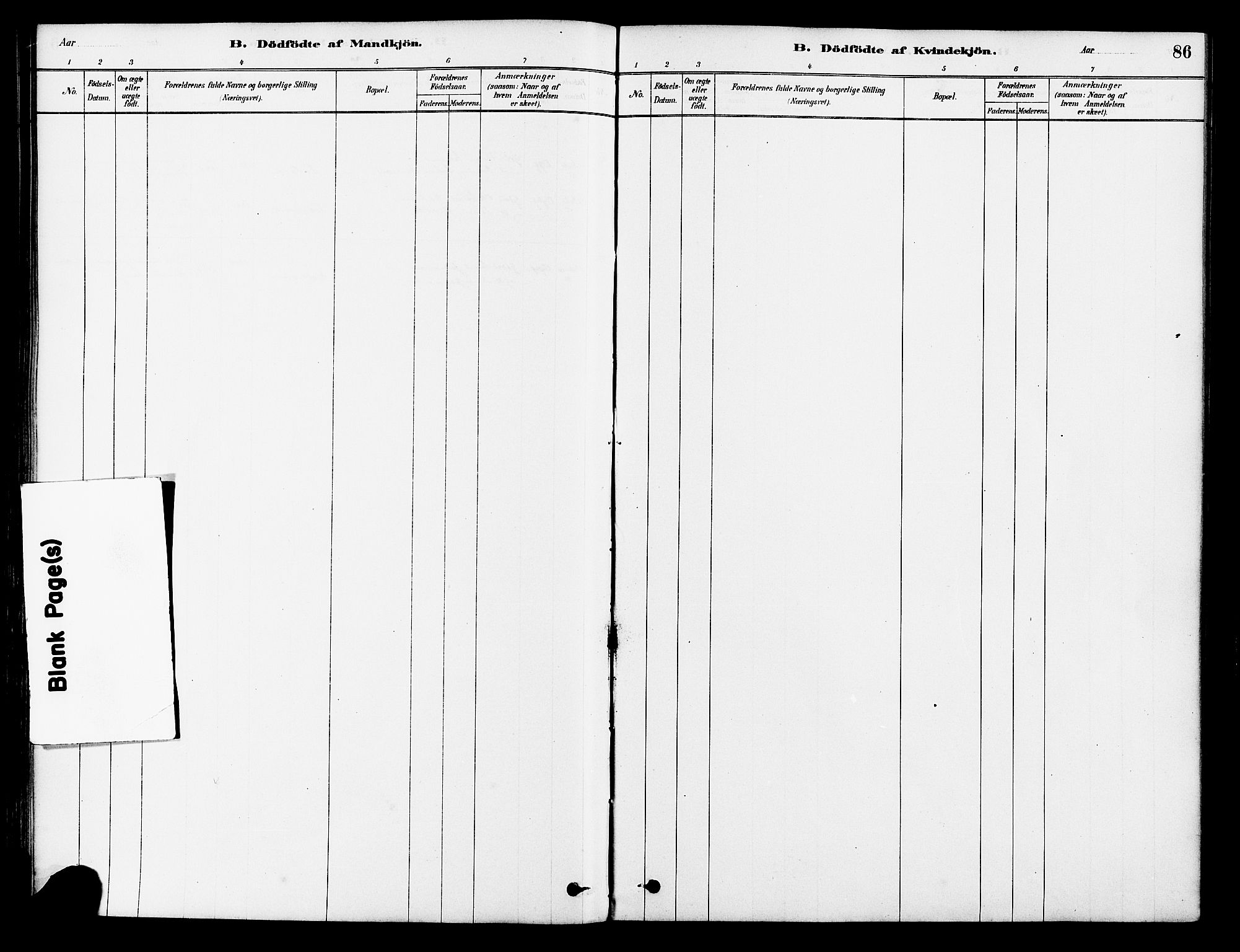Tysvær sokneprestkontor, SAST/A -101864/H/Ha/Haa/L0006: Ministerialbok nr. A 6, 1878-1896, s. 86