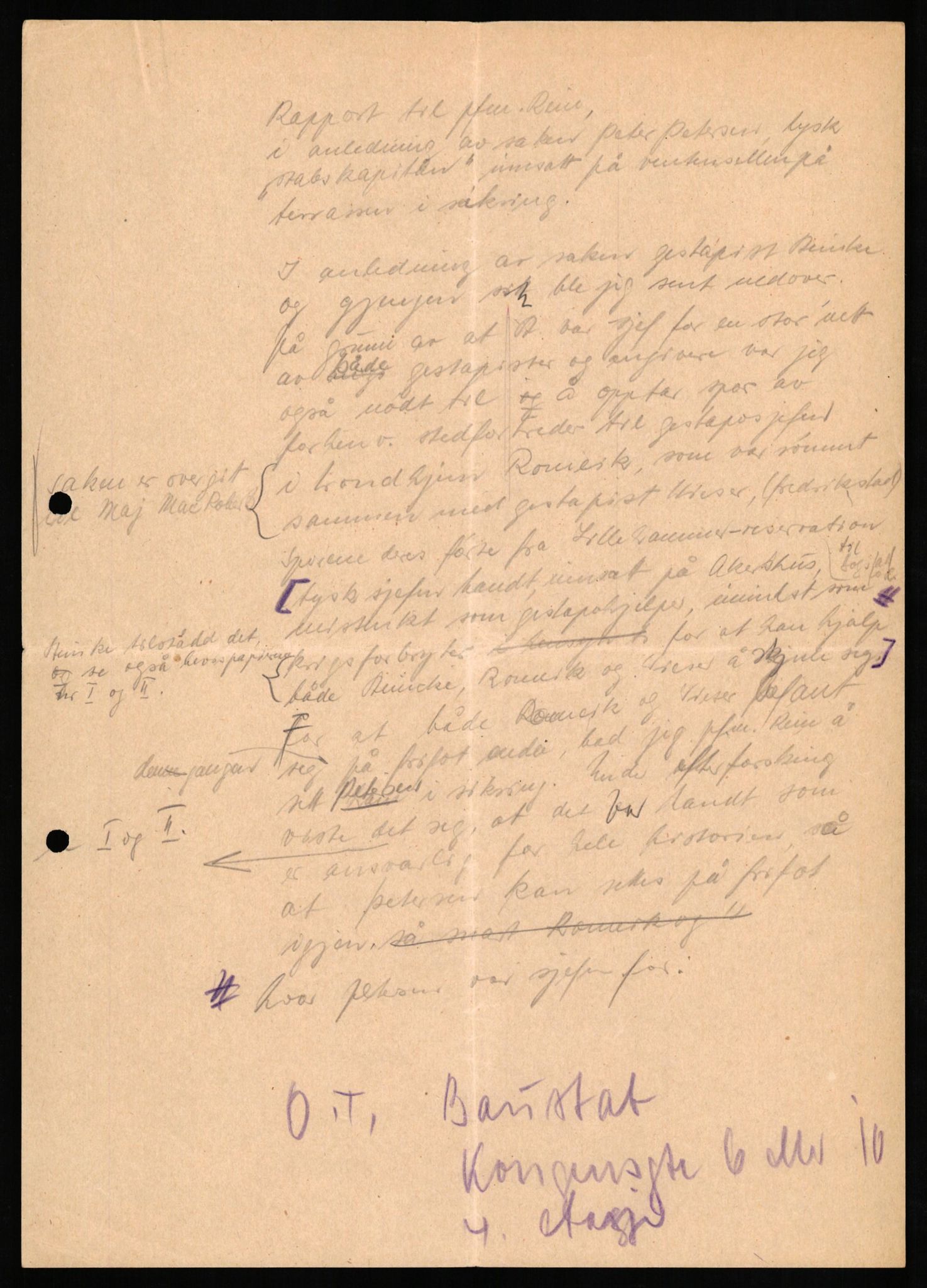 Forsvaret, Forsvarets overkommando II, AV/RA-RAFA-3915/D/Db/L0019: CI Questionaires. Tyske okkupasjonsstyrker i Norge. Tyskere., 1945-1946, s. 253