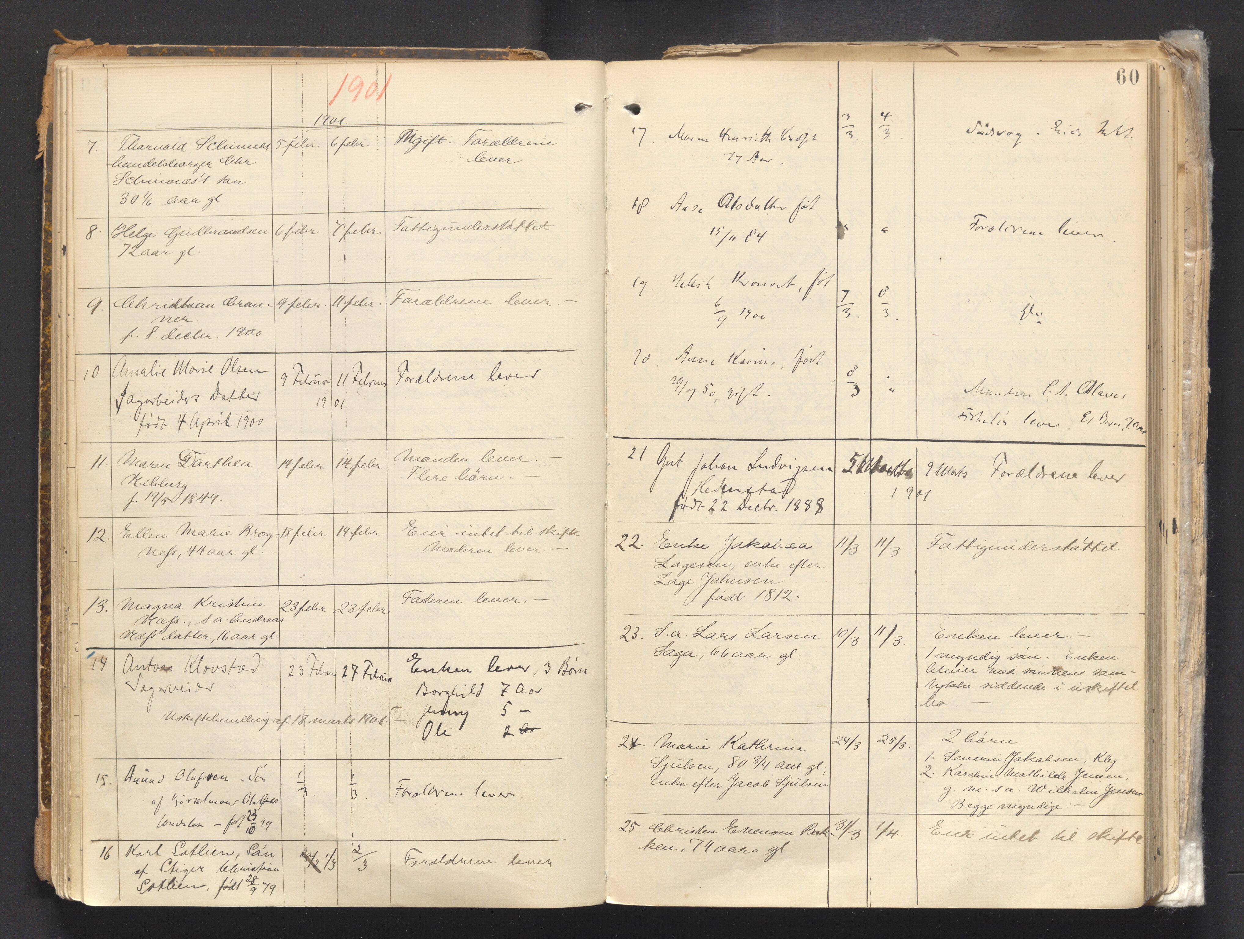 Numedal og Sandsvær sorenskriveri, AV/SAKO-A-128/H/Ha/Haa/Haab/L0001: Dødsfallsprotokoll - Kongsberg by, 1891-1926, s. 59b-60a