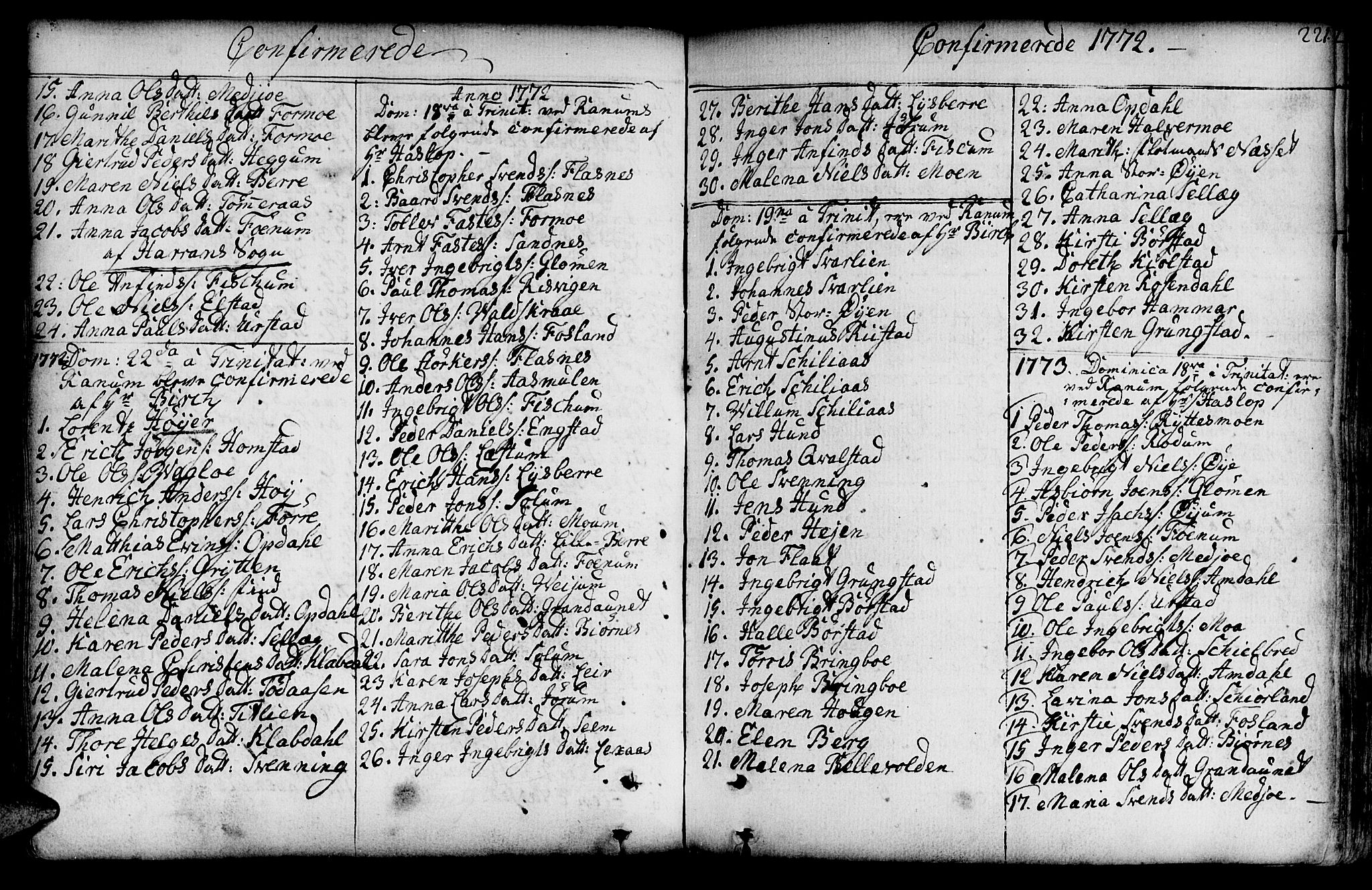 Ministerialprotokoller, klokkerbøker og fødselsregistre - Nord-Trøndelag, AV/SAT-A-1458/764/L0542: Ministerialbok nr. 764A02, 1748-1779, s. 221