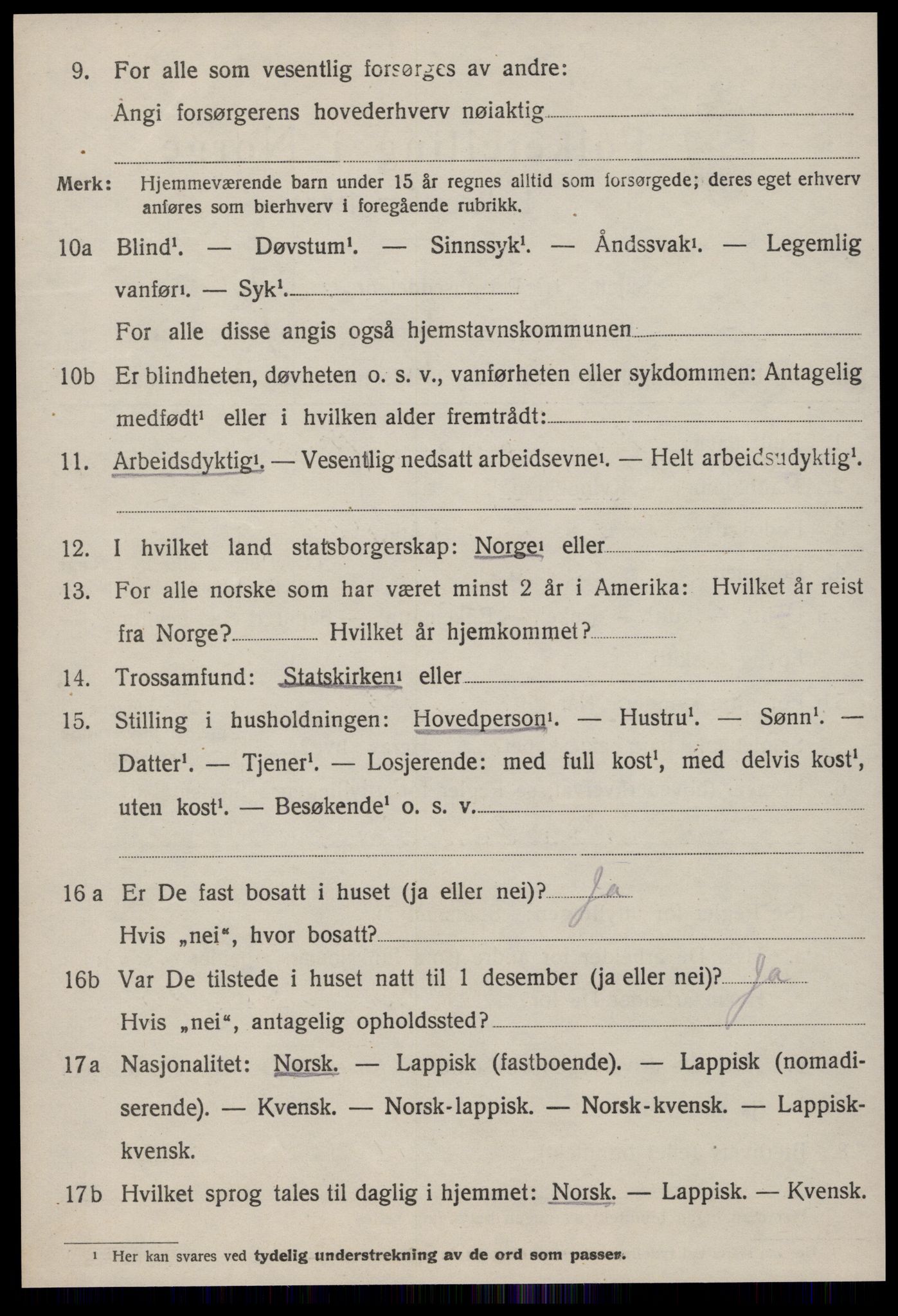 SAT, Folketelling 1920 for 1627 Bjugn herred, 1920, s. 560