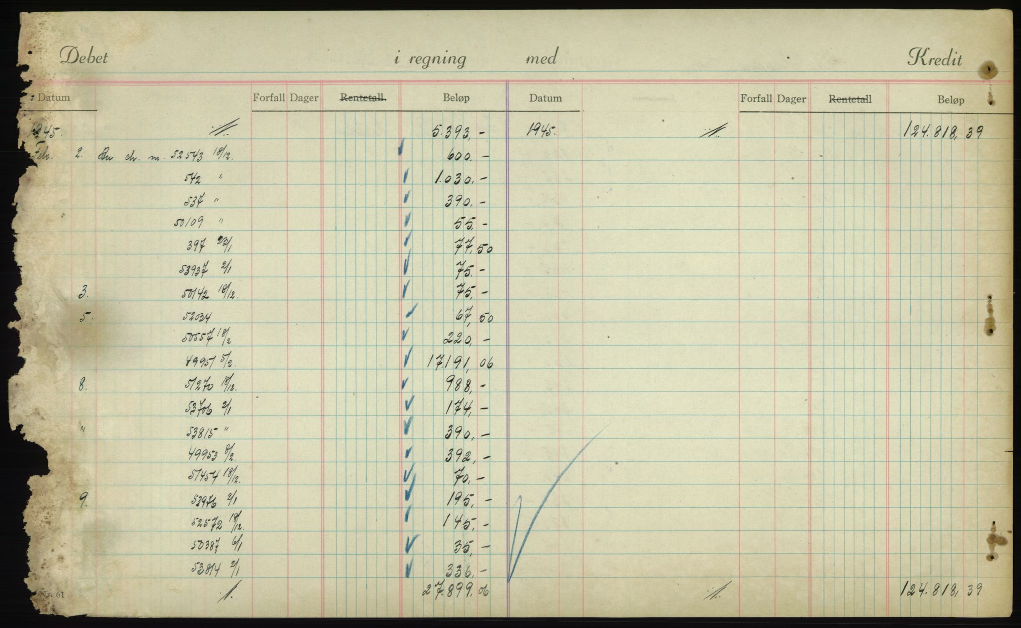 Forsvarsdepartementet, 10. kontor / Oppgjørskontoret, AV/RA-RAFA-1225/D/Db/L0180: Lista oppgjørskontor, 1942-1952, s. 1900