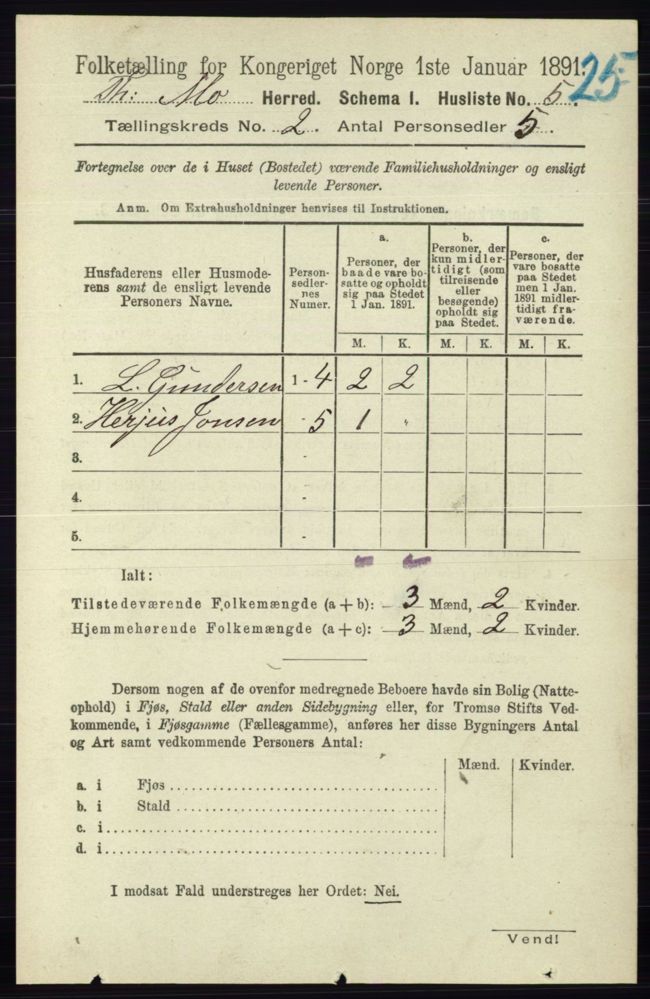 RA, Folketelling 1891 for 0832 Mo herred, 1891, s. 510