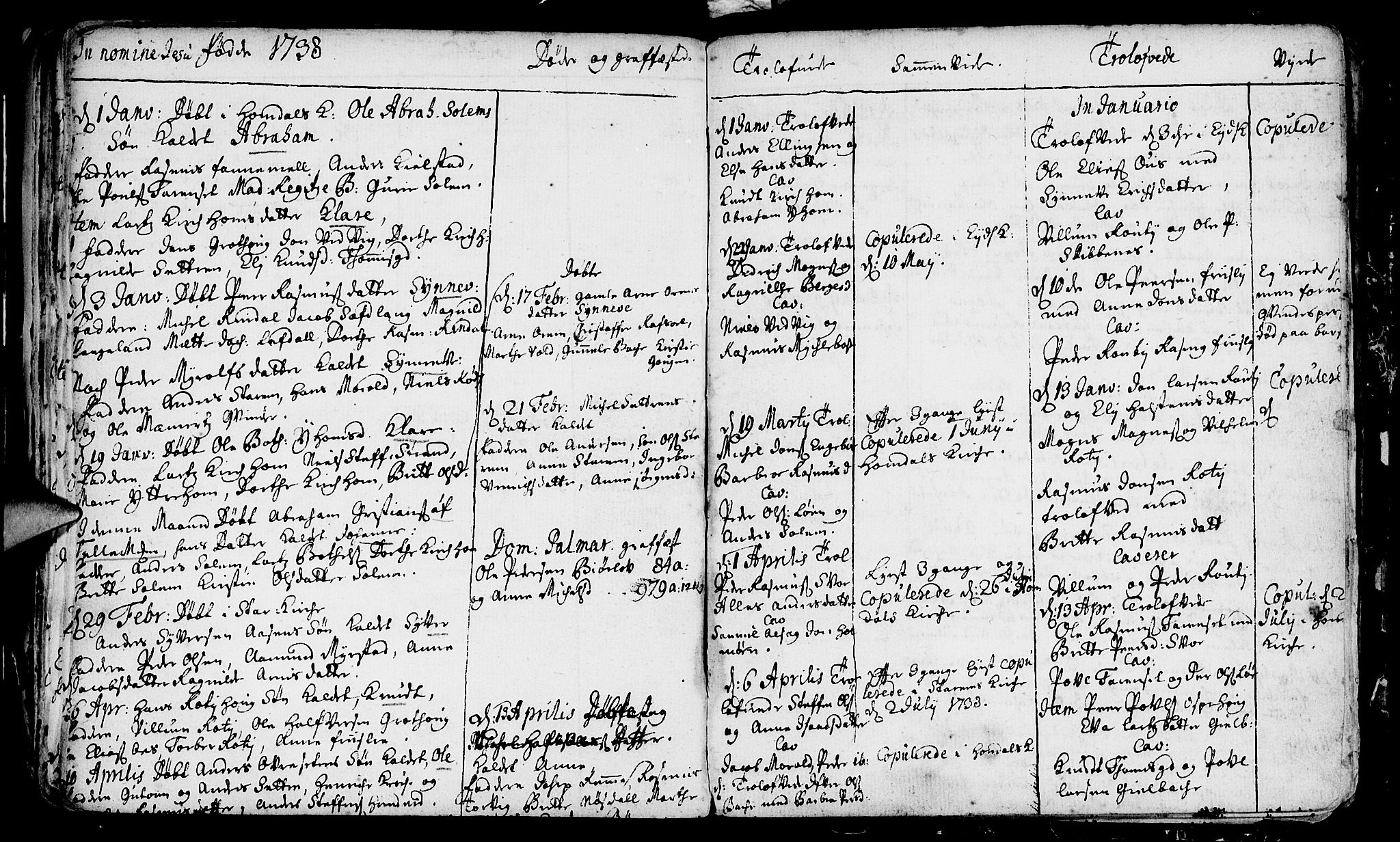 Eid sokneprestembete, AV/SAB-A-82301/H/Haa/Haaa/L0001: Ministerialbok nr. A 1, 1722-1740, s. 95