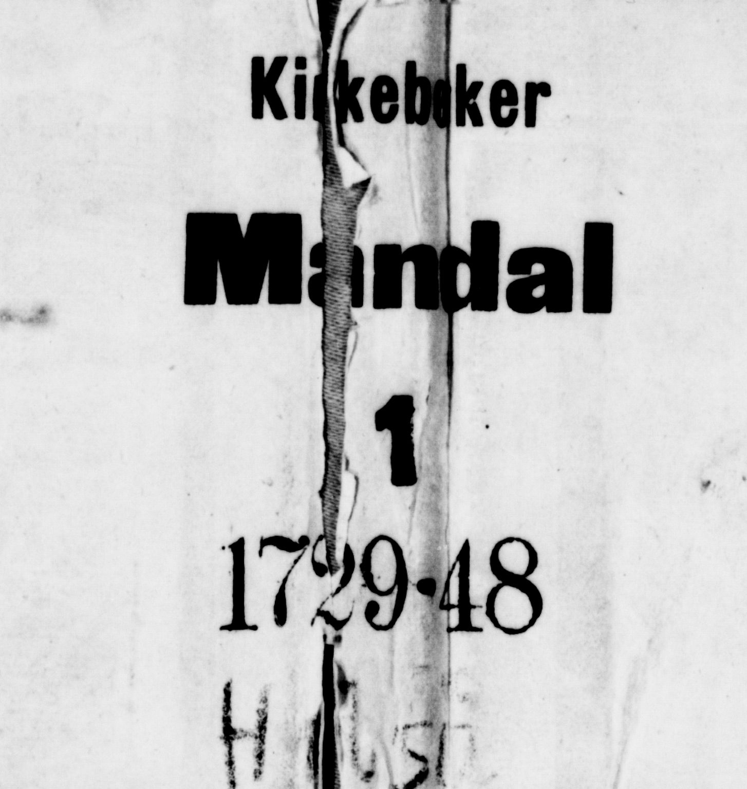 Mandal sokneprestkontor, AV/SAK-1111-0030/F/Fa/Faa/L0001: Ministerialbok nr. A 1, 1729-1748