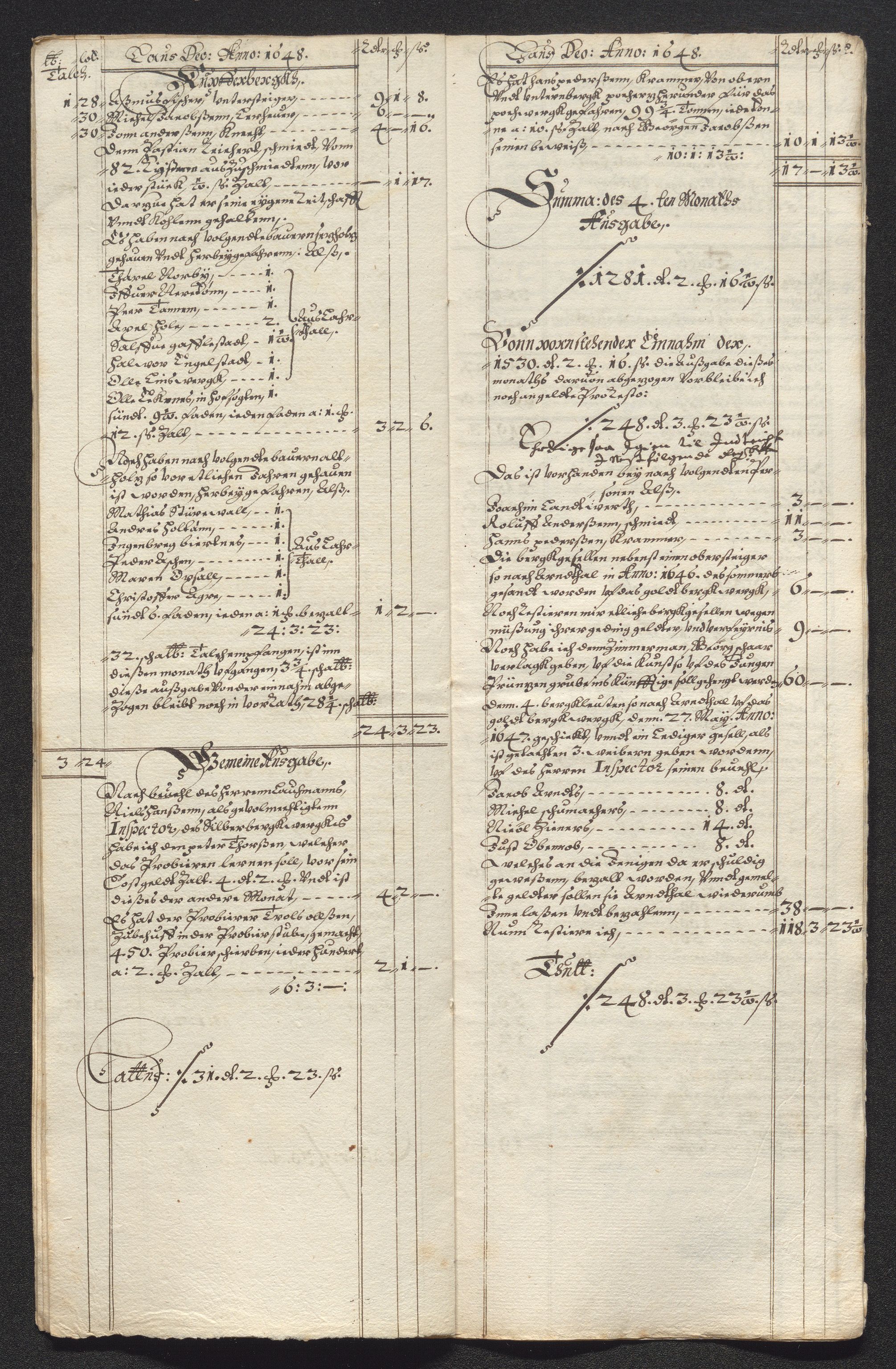 Kongsberg Sølvverk 1623-1816, AV/SAKO-EA-3135/001/D/Dc/Dcd/L0022: Utgiftsregnskap for gruver m.m., 1647-1648, s. 653