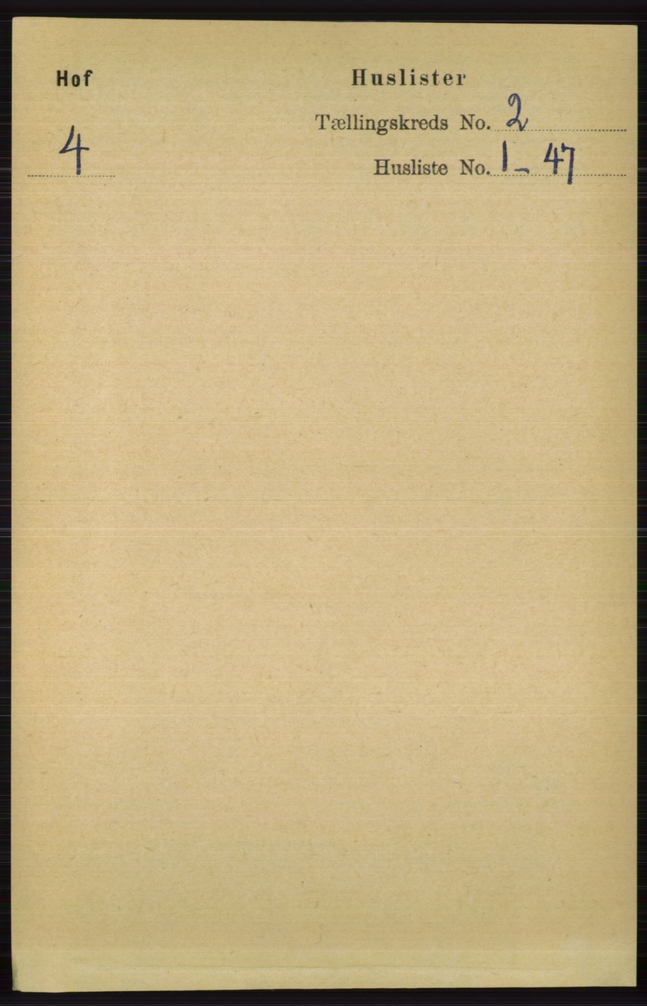 RA, Folketelling 1891 for 0714 Hof herred, 1891, s. 396