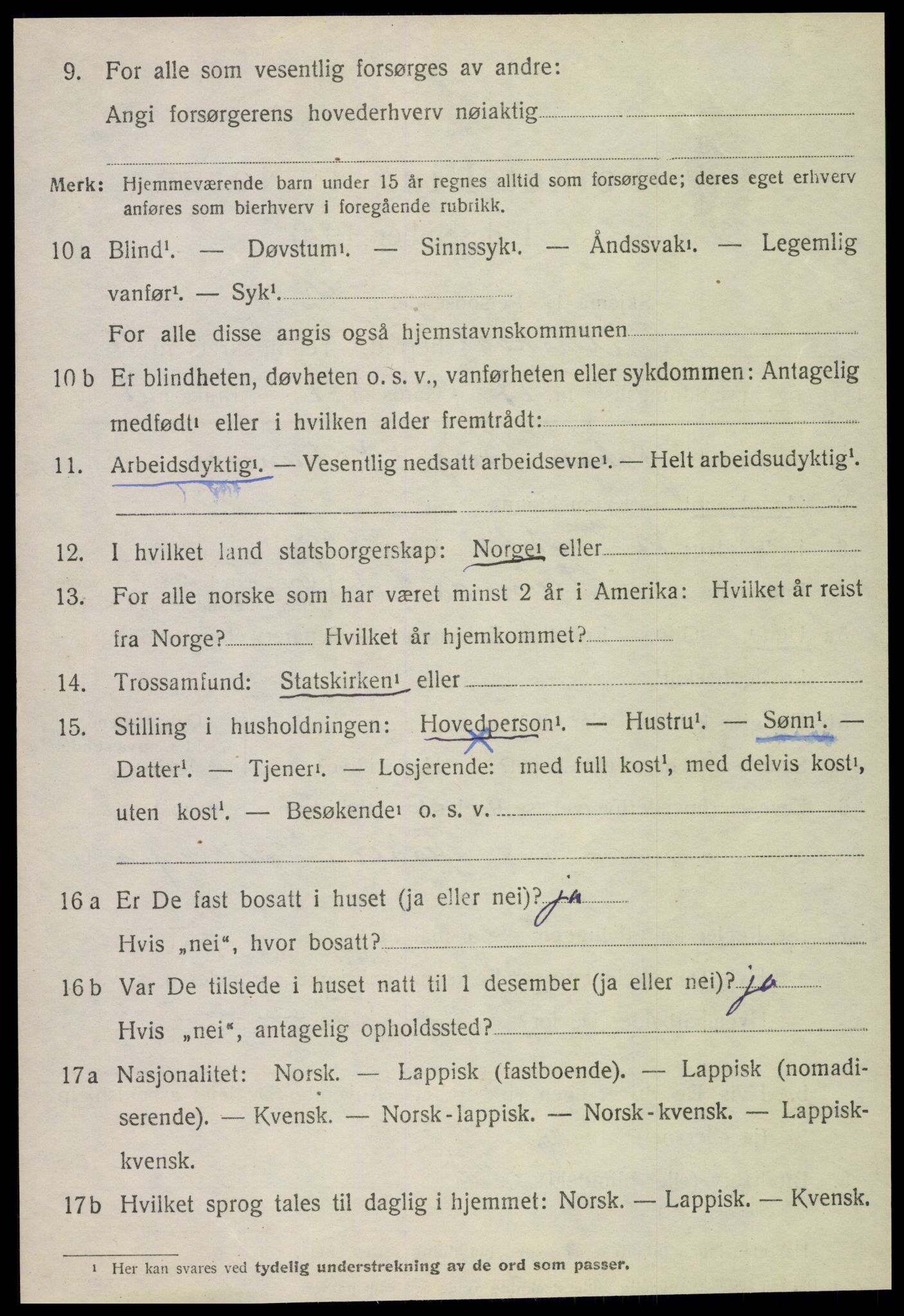 SAT, Folketelling 1920 for 1838 Gildeskål herred, 1920, s. 10343