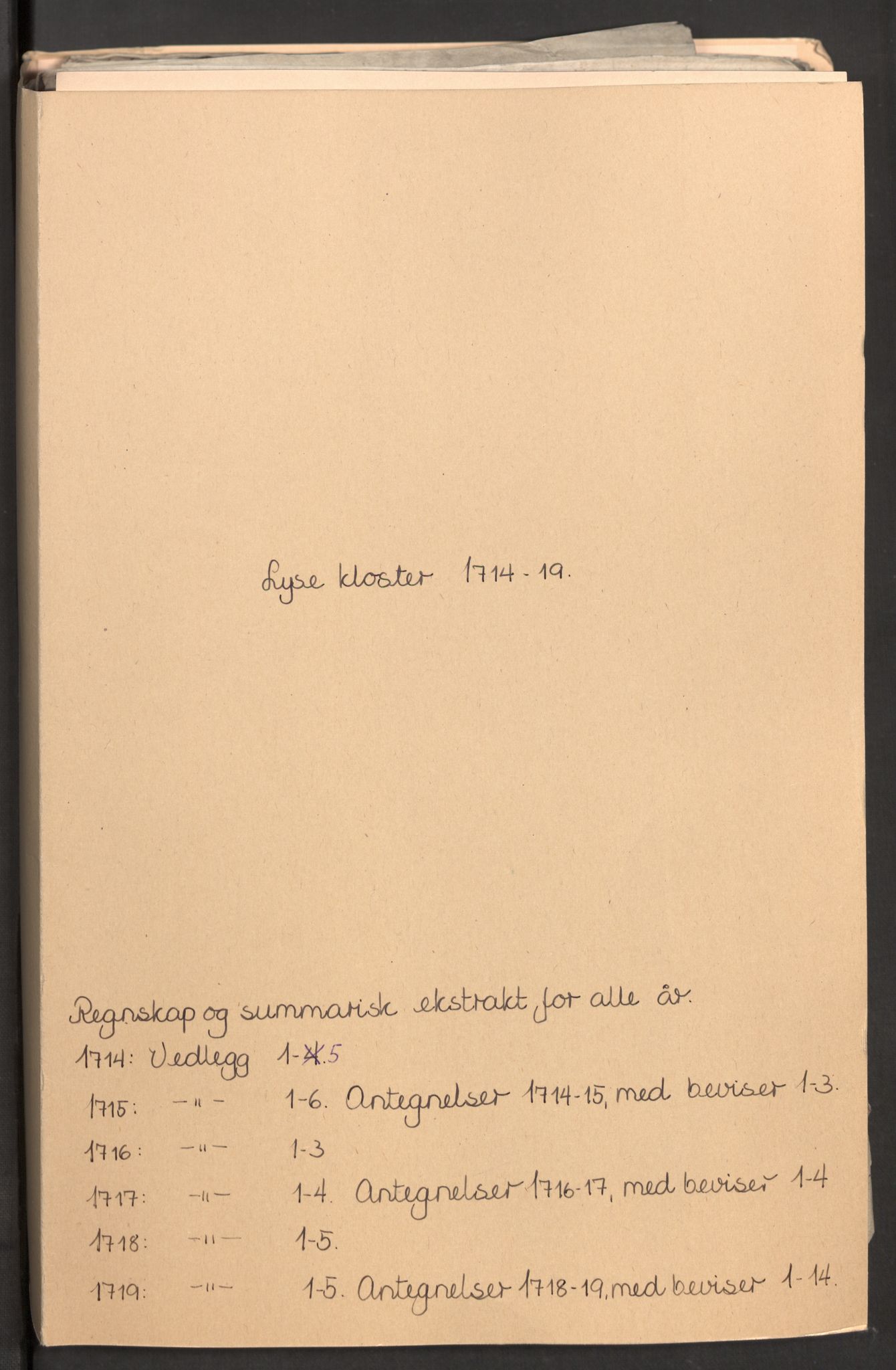 Rentekammeret inntil 1814, Reviderte regnskaper, Fogderegnskap, RA/EA-4092/R50/L3160: Fogderegnskap Lyse kloster, 1710-1719, s. 274