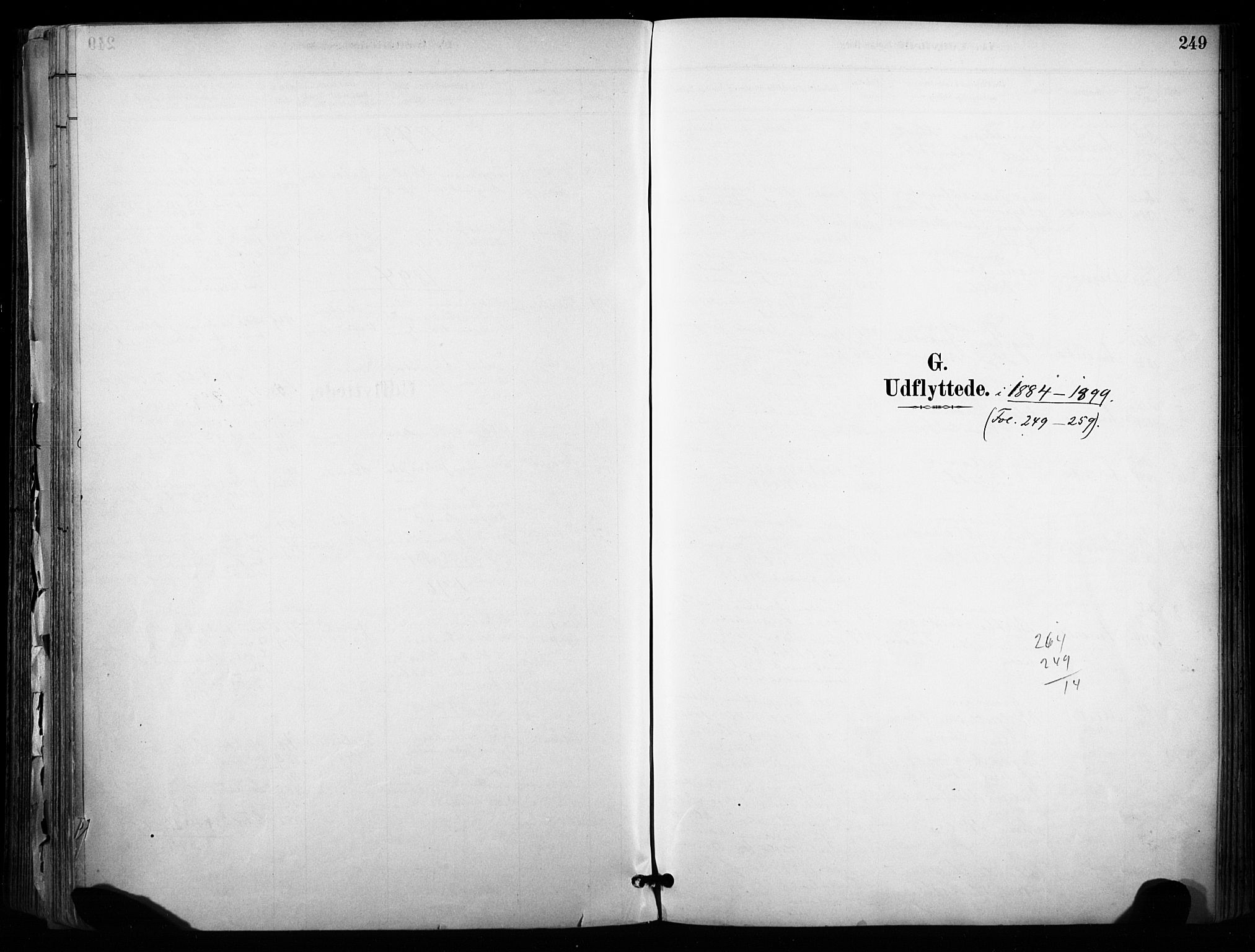 Sannidal kirkebøker, AV/SAKO-A-296/F/Fa/L0015: Ministerialbok nr. 15, 1884-1899, s. 249