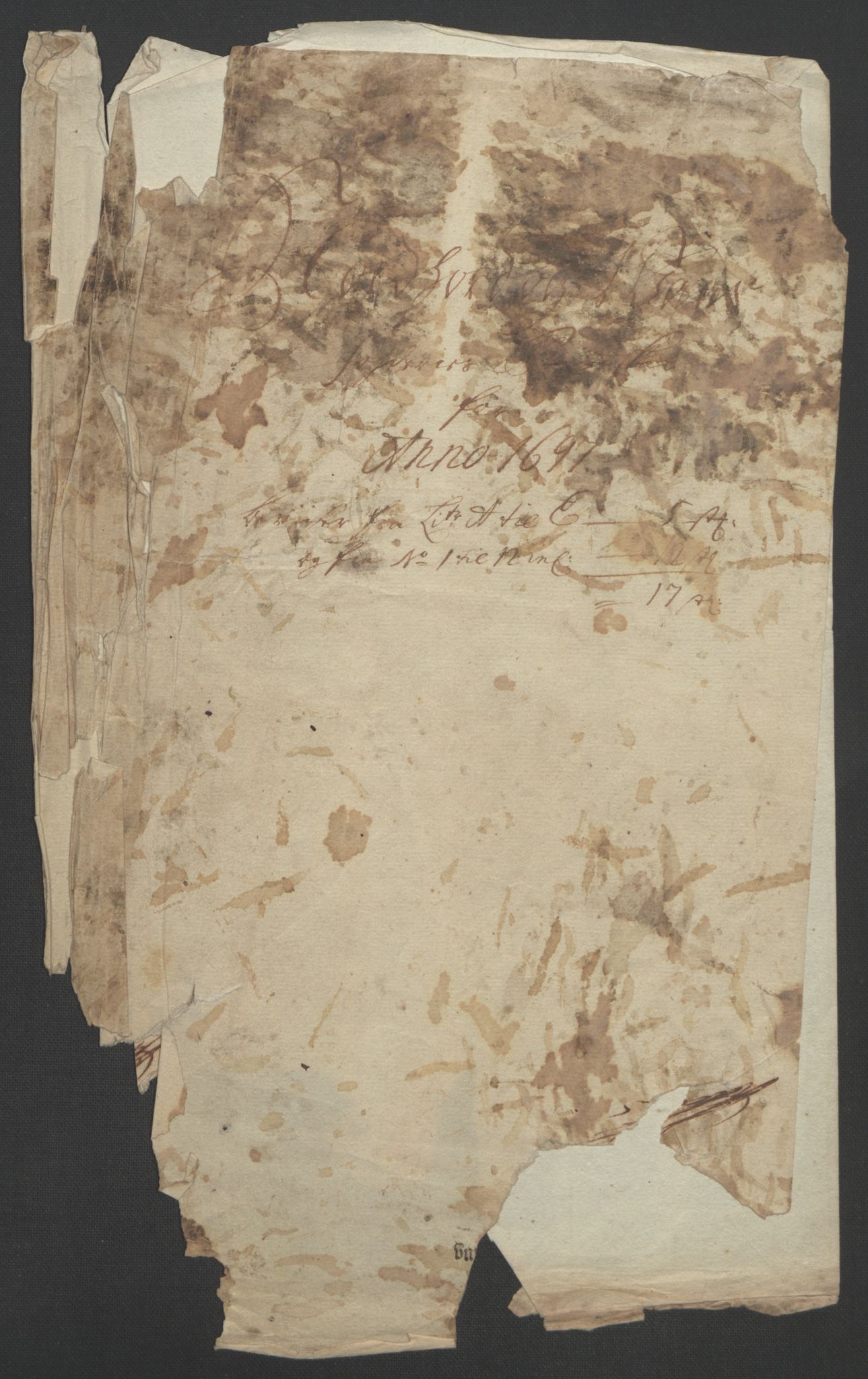 Rentekammeret inntil 1814, Reviderte regnskaper, Fogderegnskap, RA/EA-4092/R51/L3183: Fogderegnskap Nordhordland og Voss, 1695-1697, s. 302