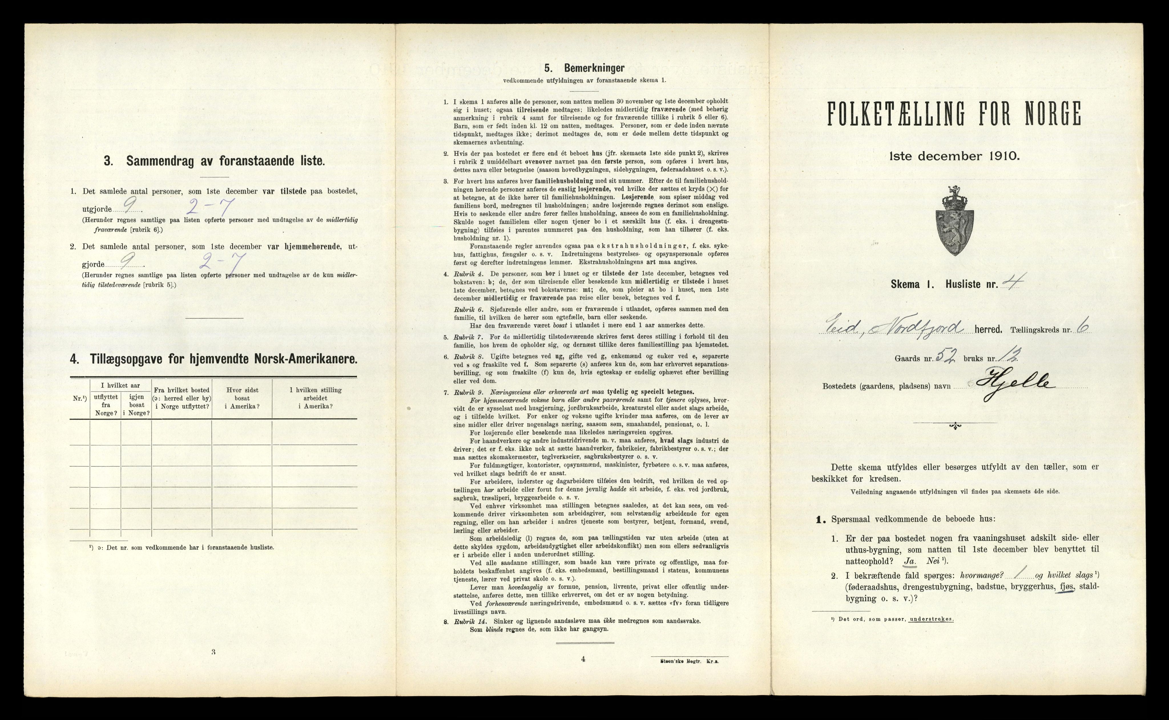 RA, Folketelling 1910 for 1443 Eid herred, 1910, s. 789