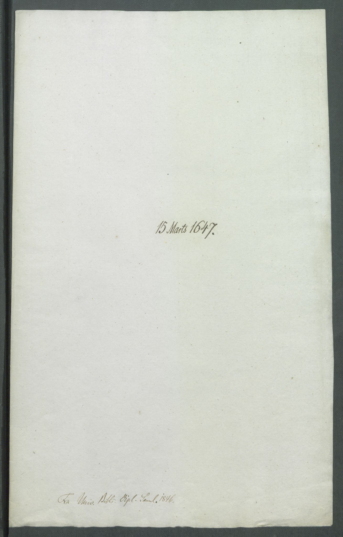 Riksarkivets diplomsamling, AV/RA-EA-5965/F02/L0160: Dokumenter, 1647, s. 26