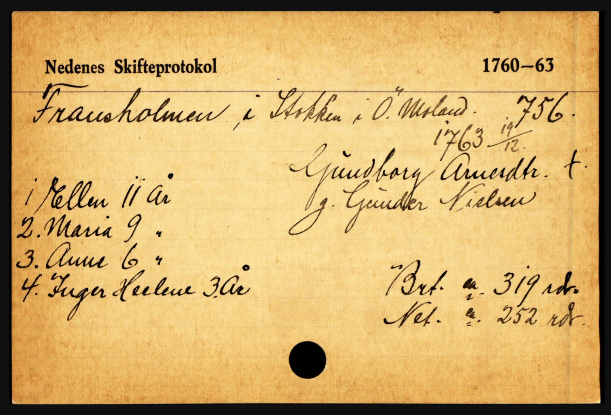 Nedenes sorenskriveri før 1824, AV/SAK-1221-0007/H, s. 7587