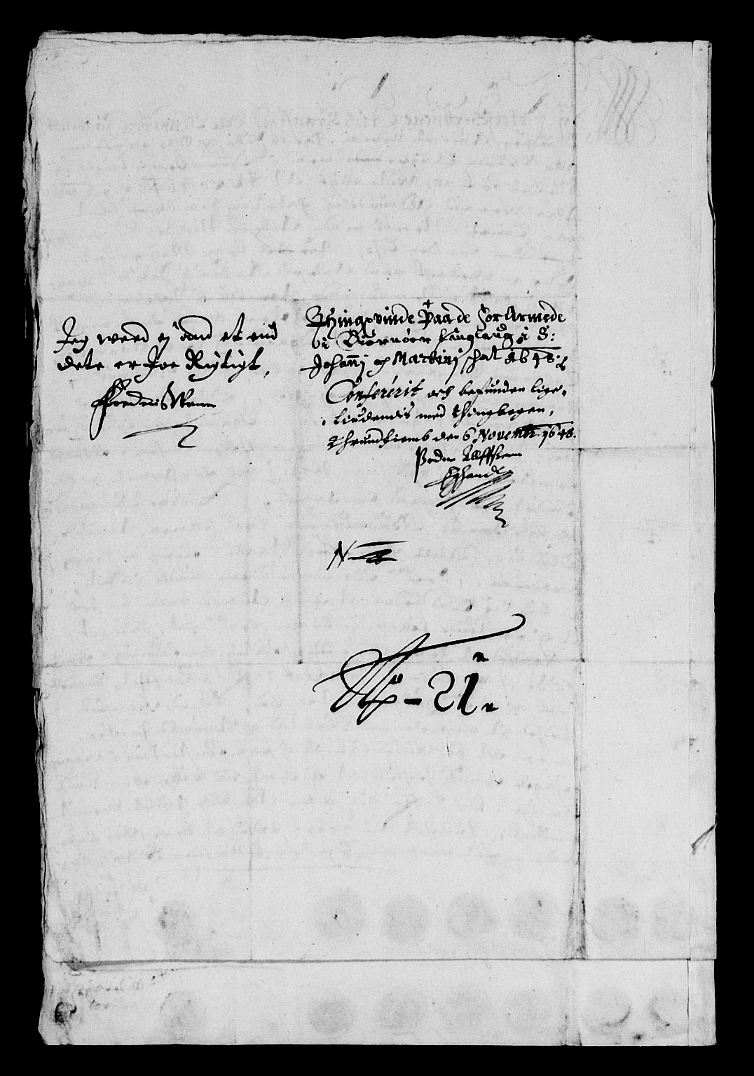 Rentekammeret inntil 1814, Reviderte regnskaper, Lensregnskaper, AV/RA-EA-5023/R/Rb/Rbw/L0093: Trondheim len, 1648