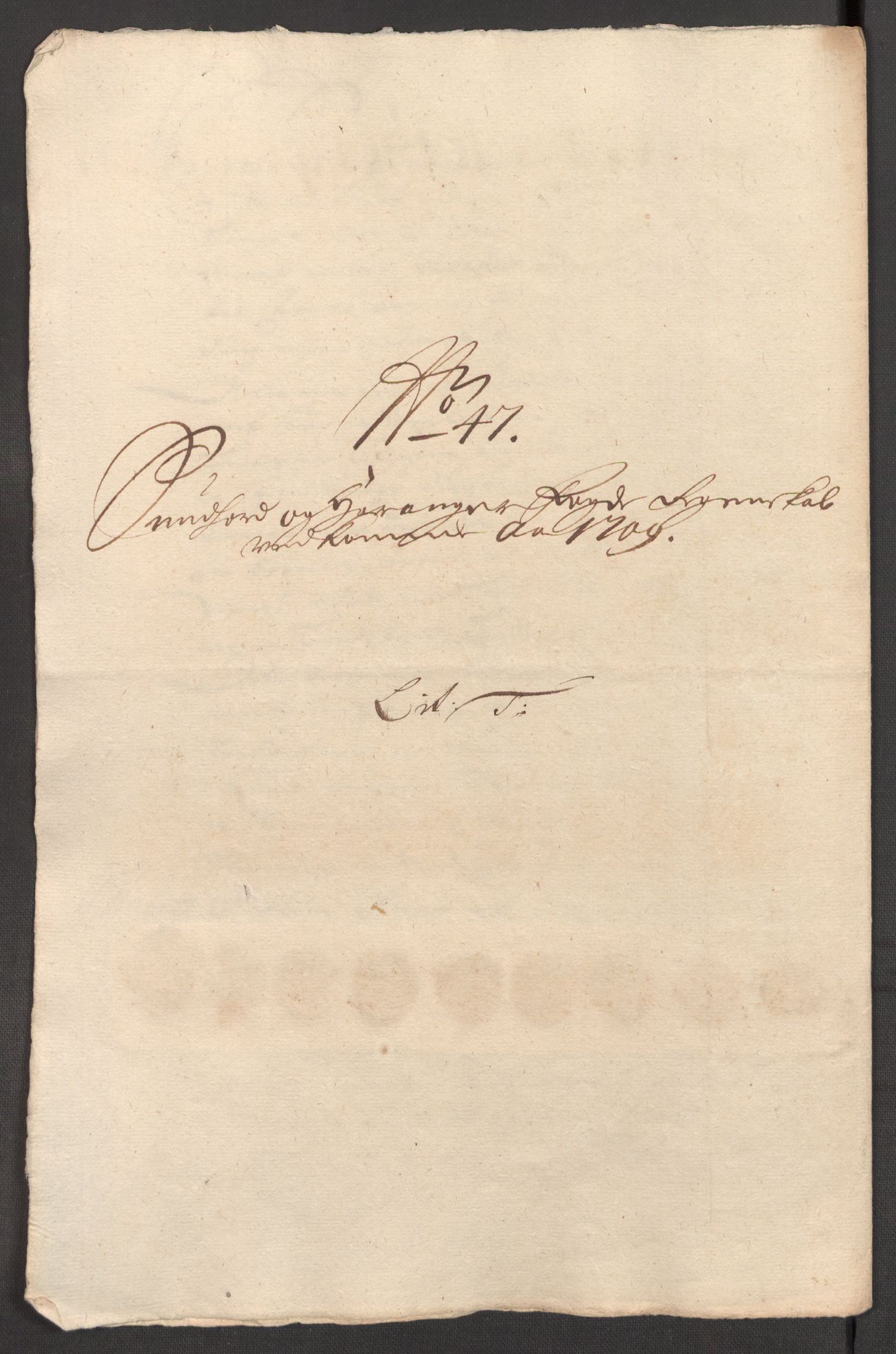 Rentekammeret inntil 1814, Reviderte regnskaper, Fogderegnskap, AV/RA-EA-4092/R48/L2986: Fogderegnskap Sunnhordland og Hardanger, 1709-1710, s. 250