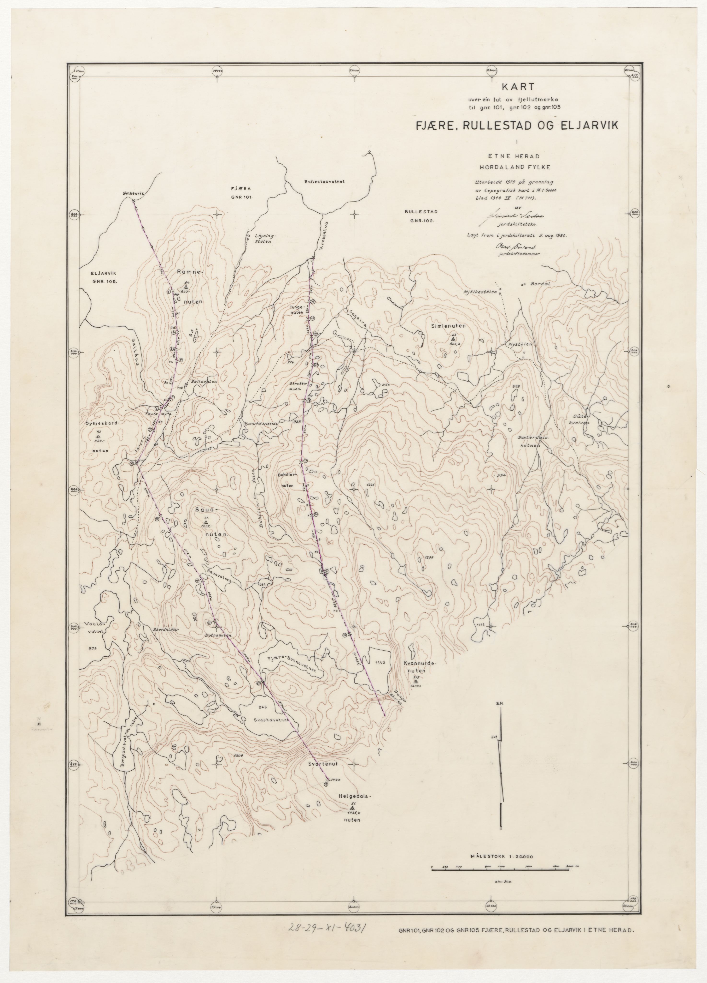 Jordskifteverkets kartarkiv, RA/S-3929/T, 1859-1988, s. 4604
