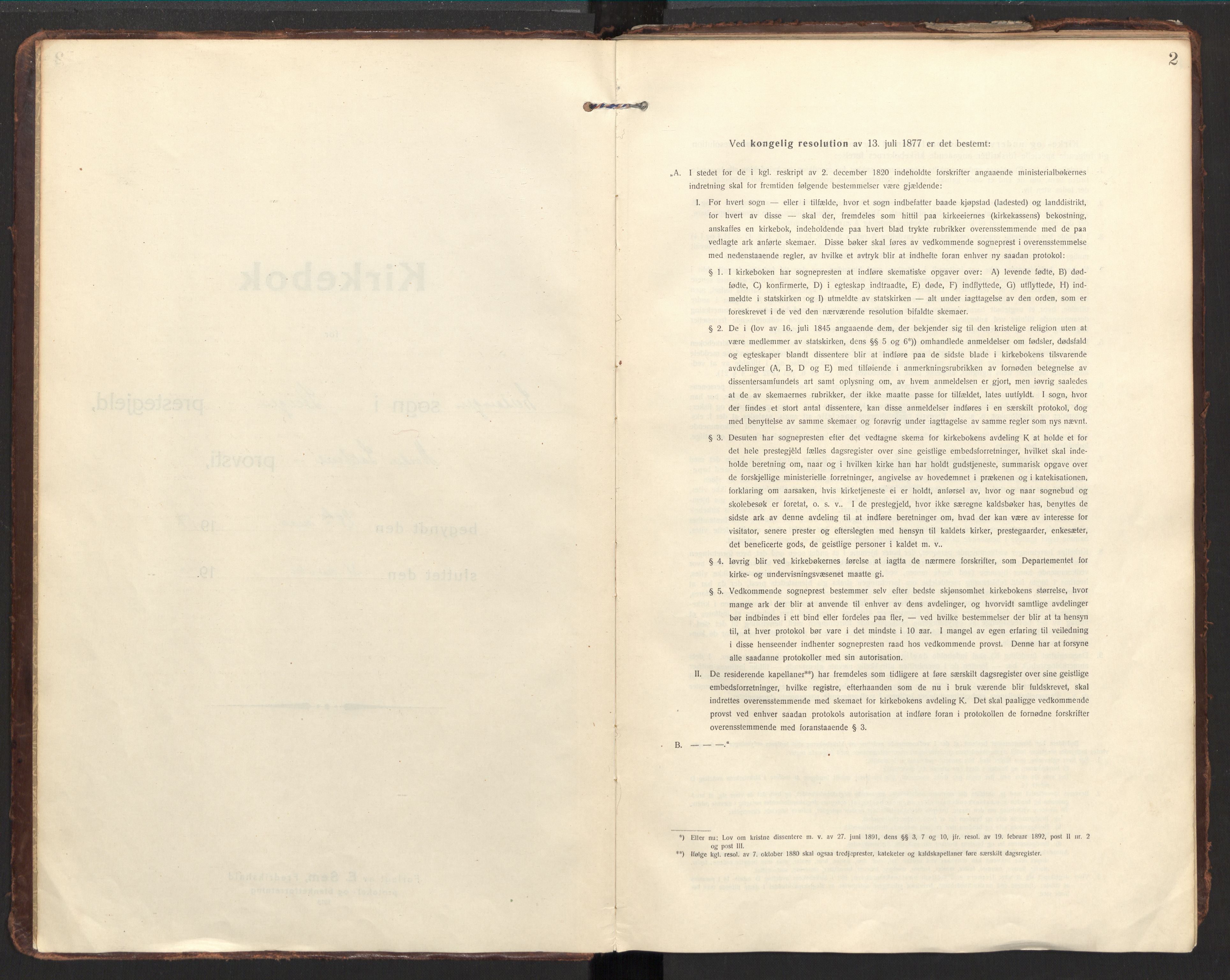 Ministerialprotokoller, klokkerbøker og fødselsregistre - Nordland, SAT/A-1459/857/L0824: Ministerialbok nr. 857A04, 1917-1943, s. 2