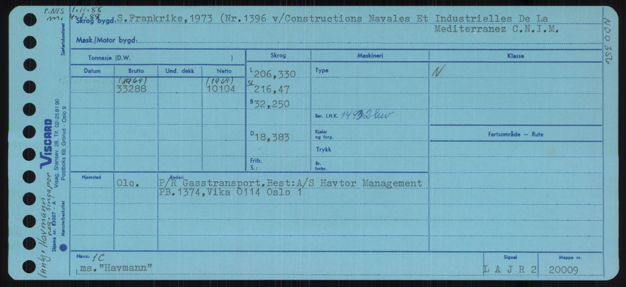 Sjøfartsdirektoratet med forløpere, Skipsmålingen, RA/S-1627/H/Ha/L0002/0002: Fartøy, Eik-Hill / Fartøy, G-Hill, s. 665